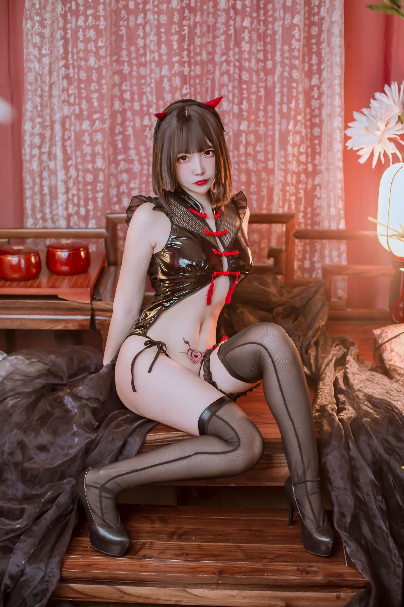 COS福利] 人氣 Coser 二佐尼莎 - 中華風小惡魔