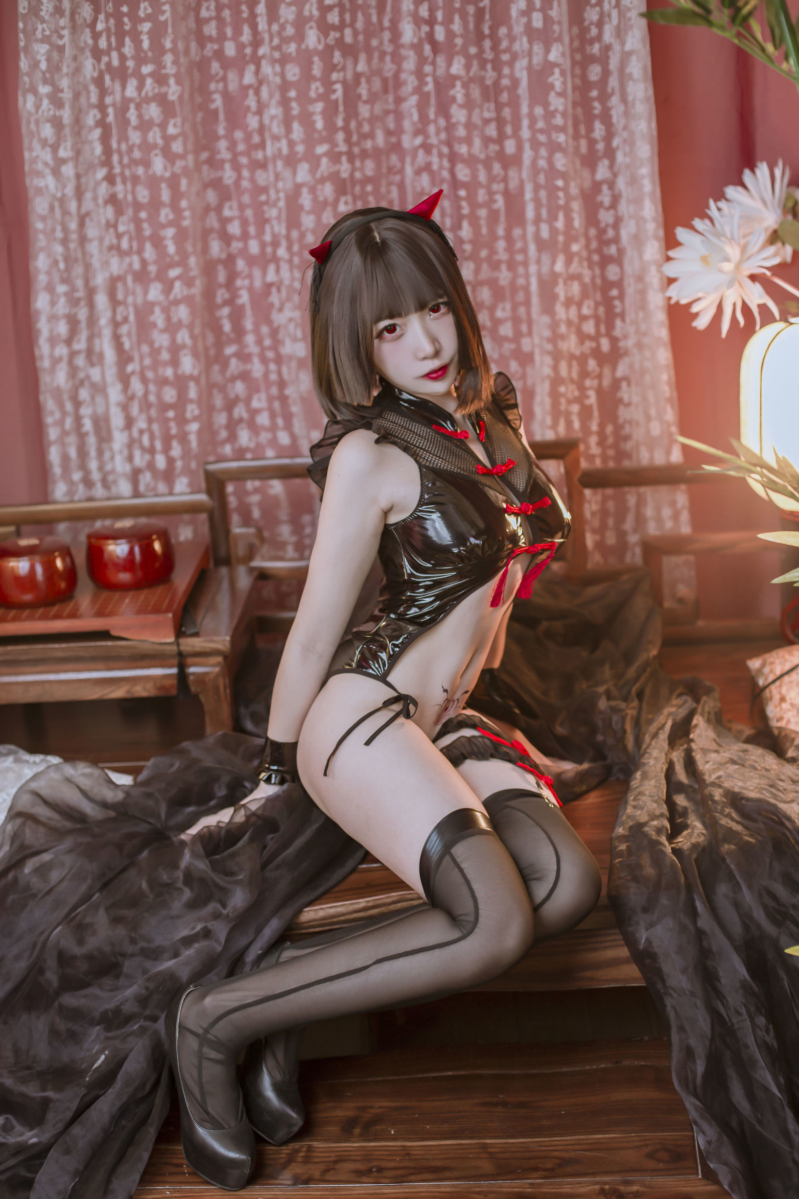 COS福利] 人氣 Coser 二佐尼莎 - 中華風小惡魔