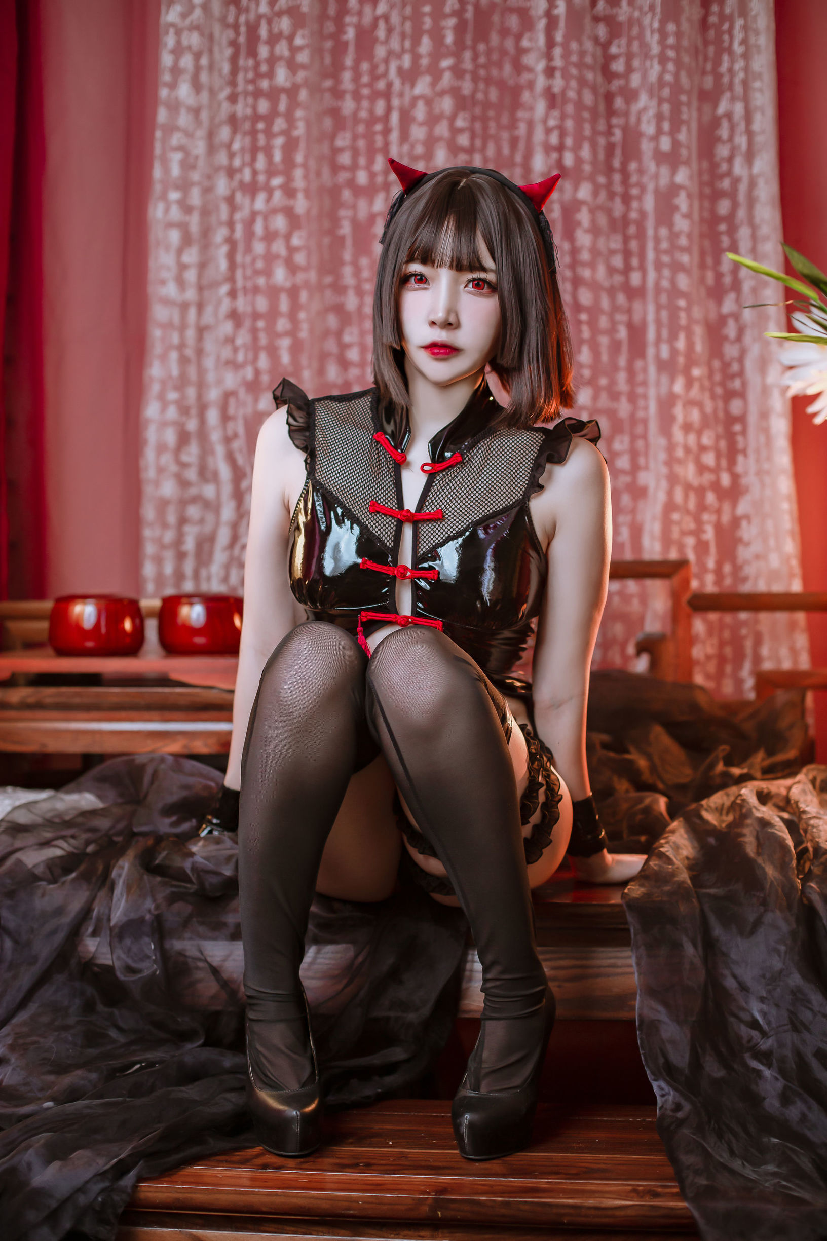 COS福利] 人氣 Coser 二佐尼莎 - 中華風小惡魔
