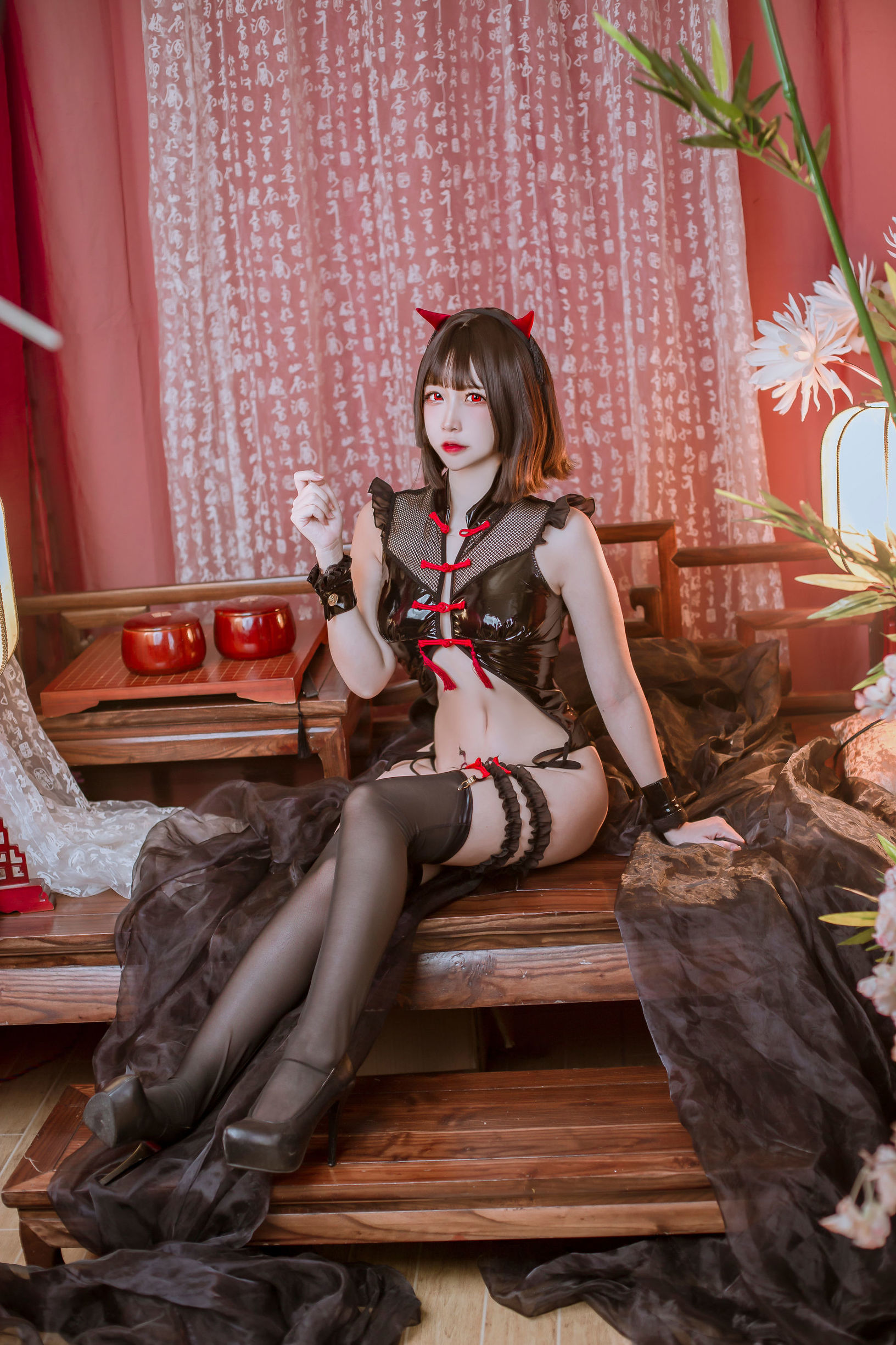 COS福利] 人氣 Coser 二佐尼莎 - 中華風小惡魔