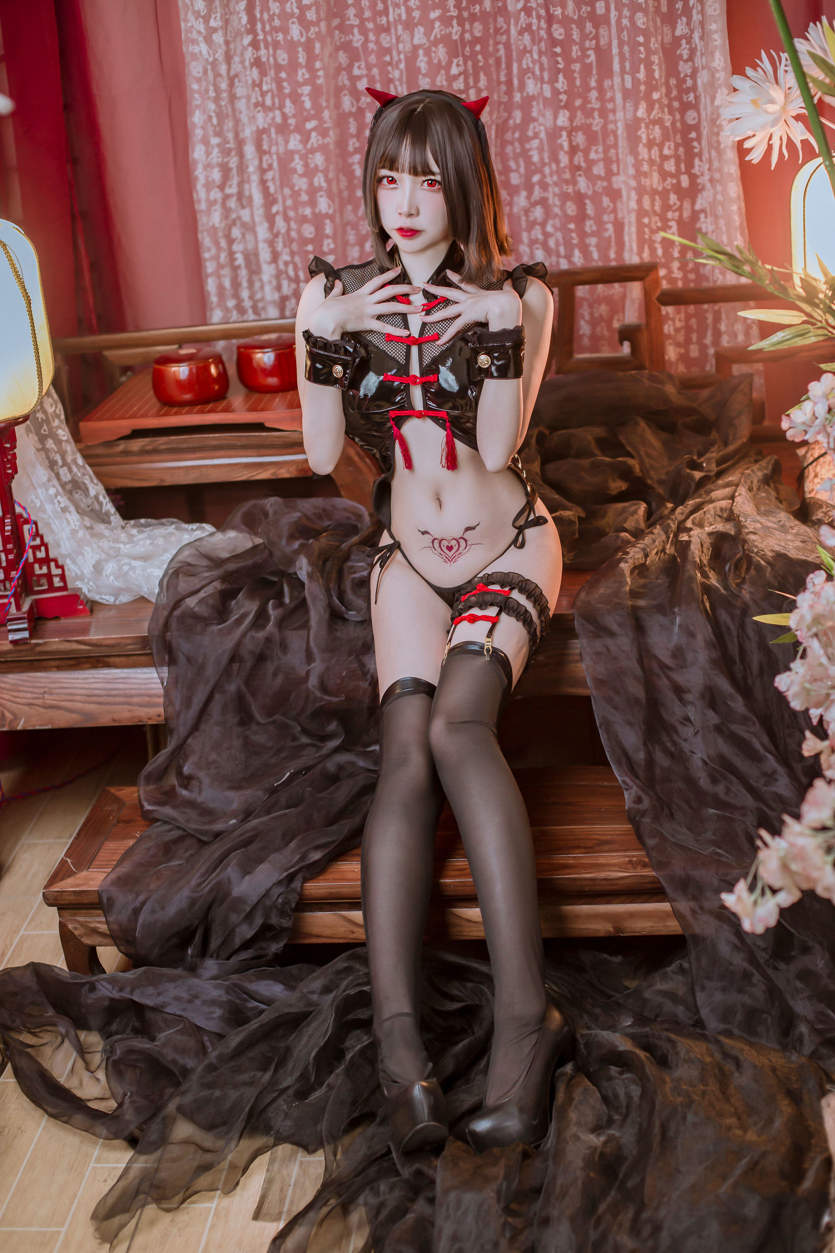 COS福利] 人氣 Coser 二佐尼莎 - 中華風小惡魔