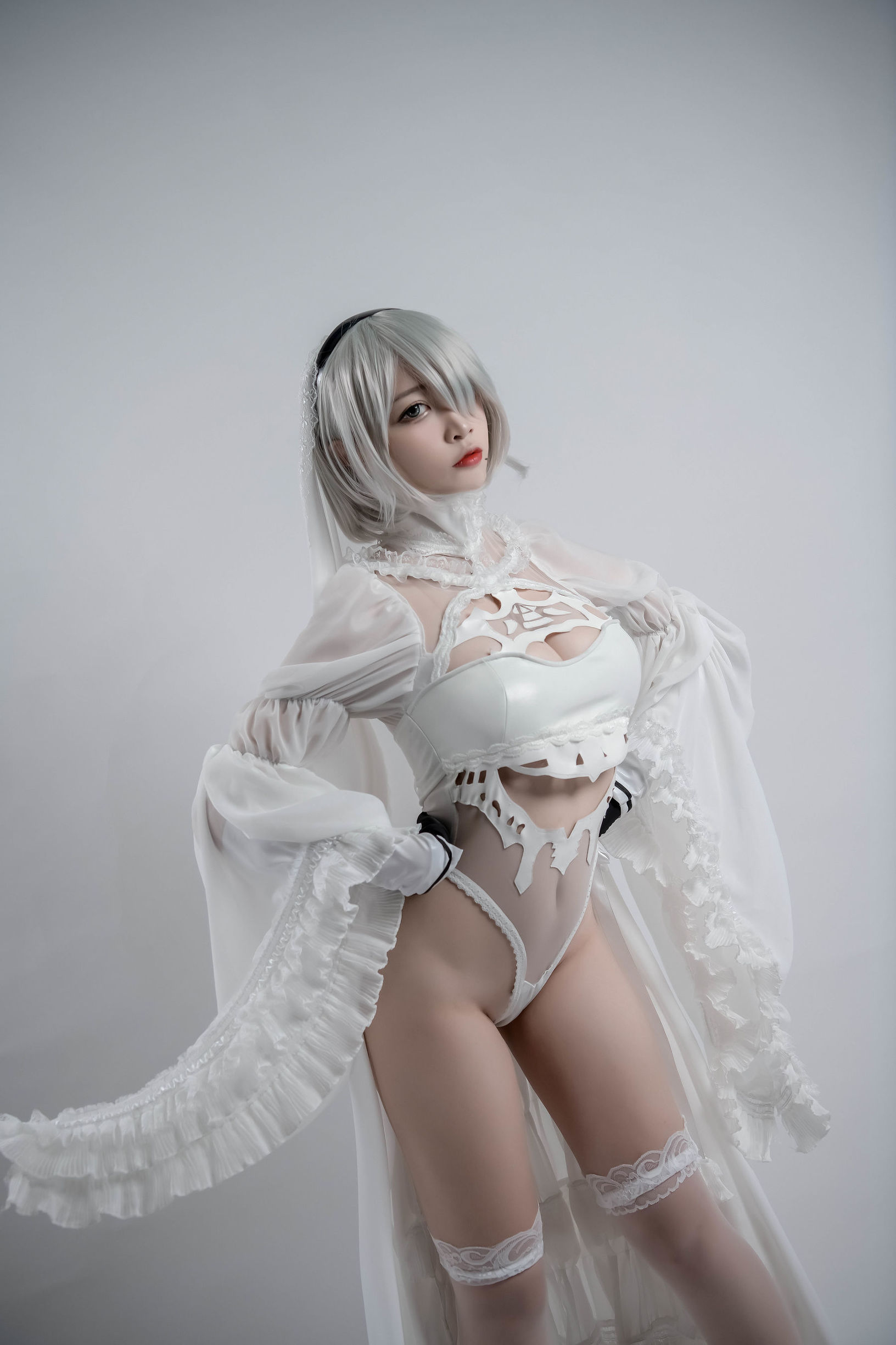 COS福利] 人氣Coser二佐Nisa - 2B同人花嫁