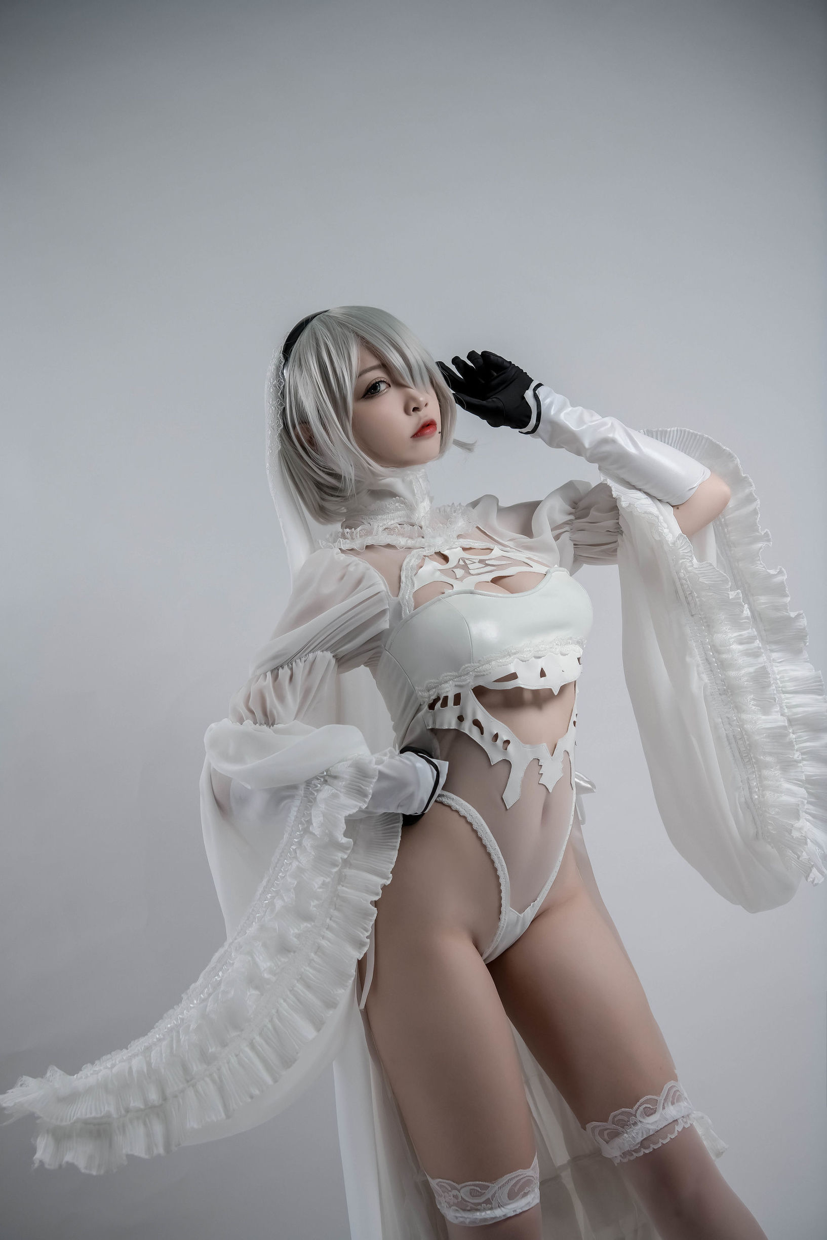 COS福利] 人氣Coser二佐Nisa - 2B同人花嫁