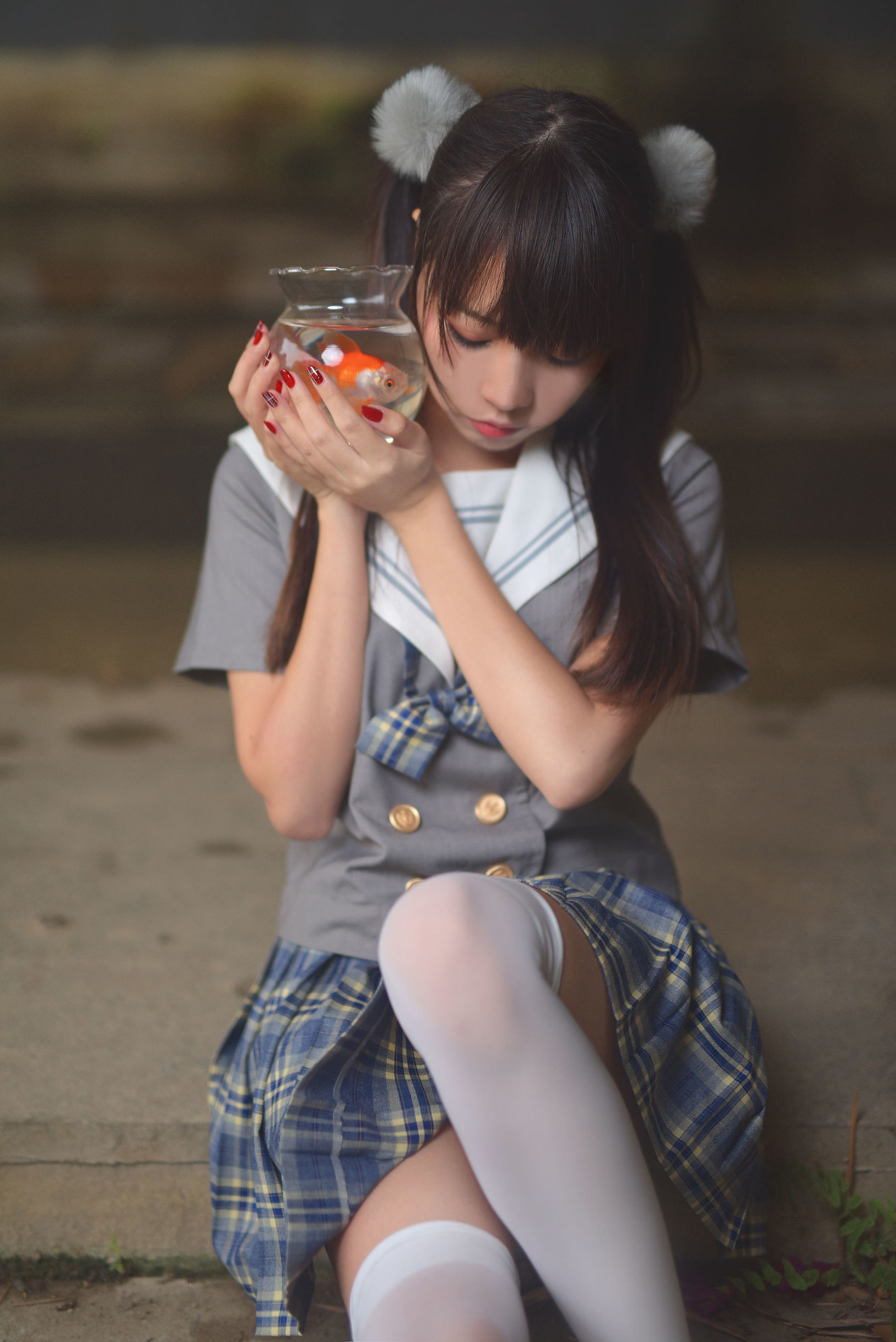 コスプレ福利] 人気のコスプレイヤー 二佐・ニサ - JKセーラー服
