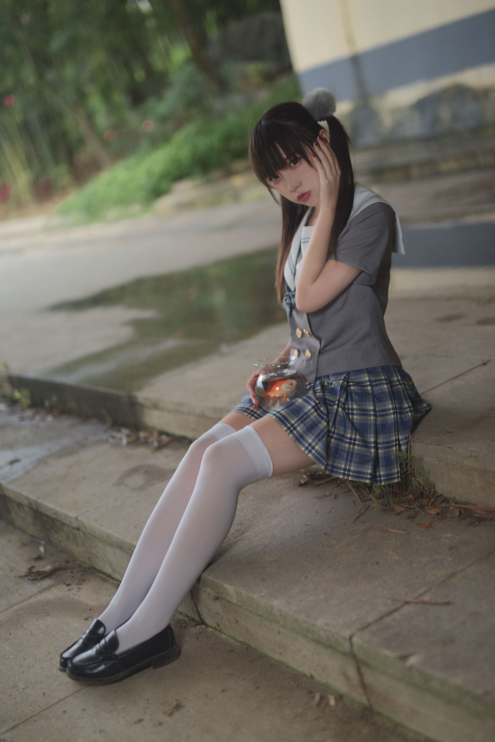 [COS福利] 人气Coser二佐Nisa - JK水手服