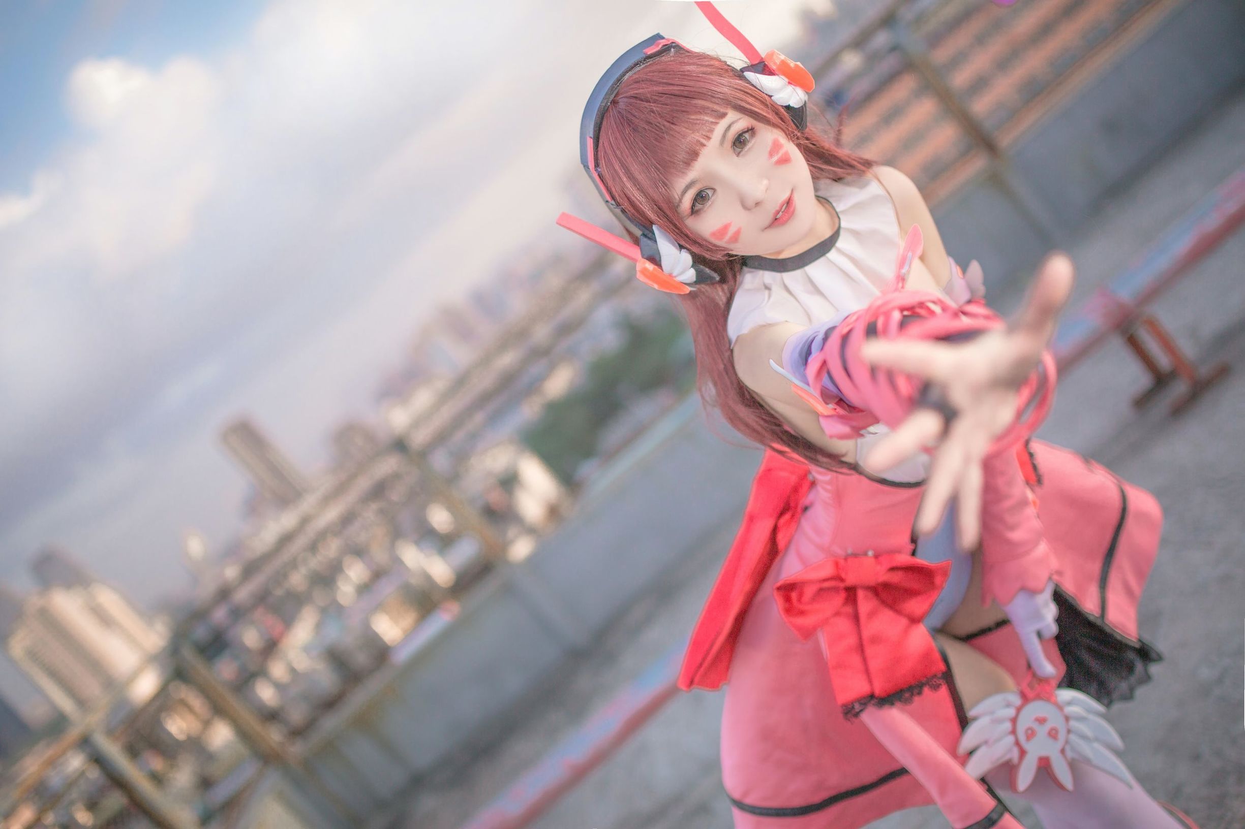 [COS福利] 动漫博主北之北 - 守望先锋 魔法少女D.VA