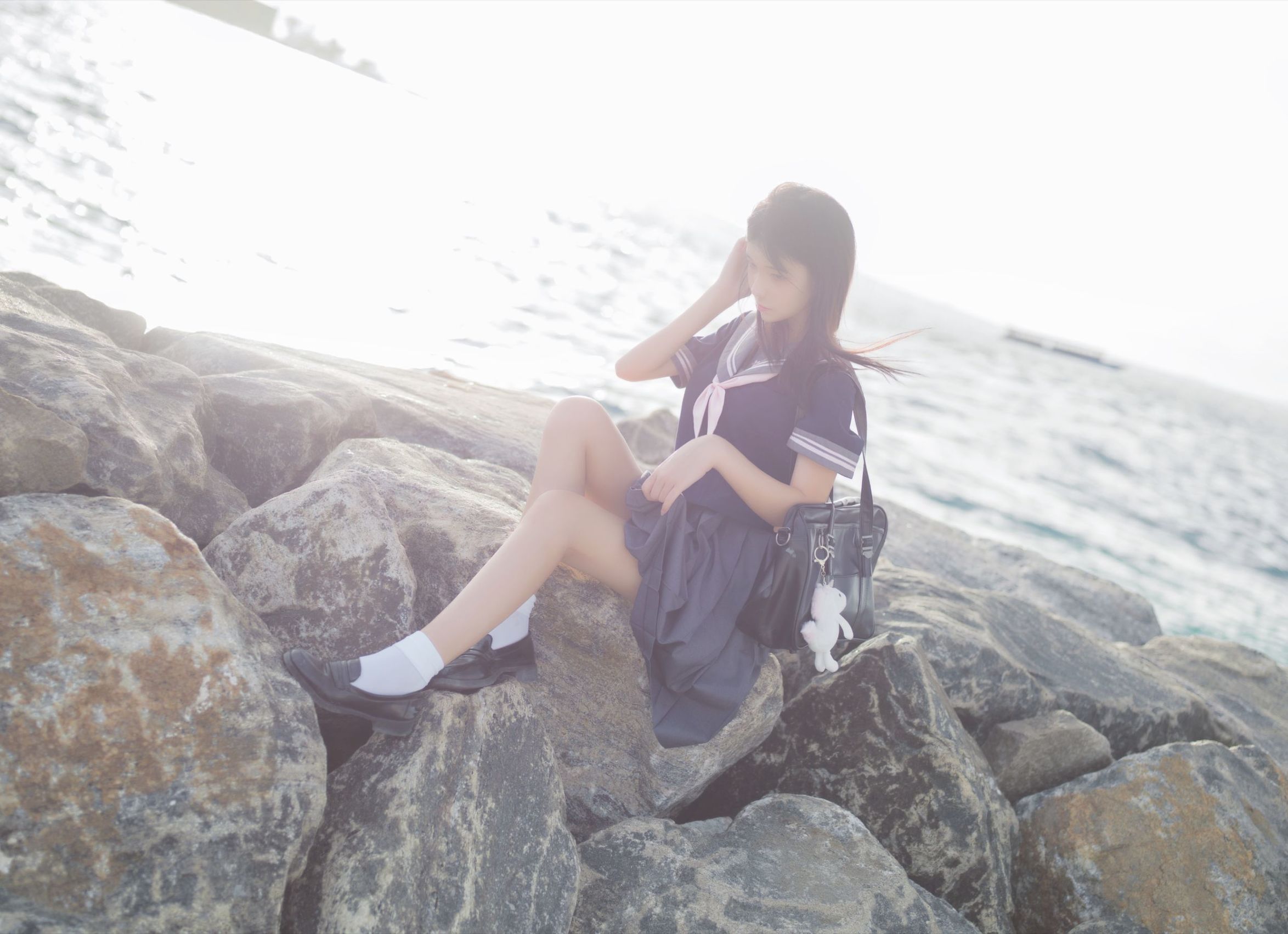 Cosplay Welfare] Anime Blogger Nan Tao Momoko - Blue JK