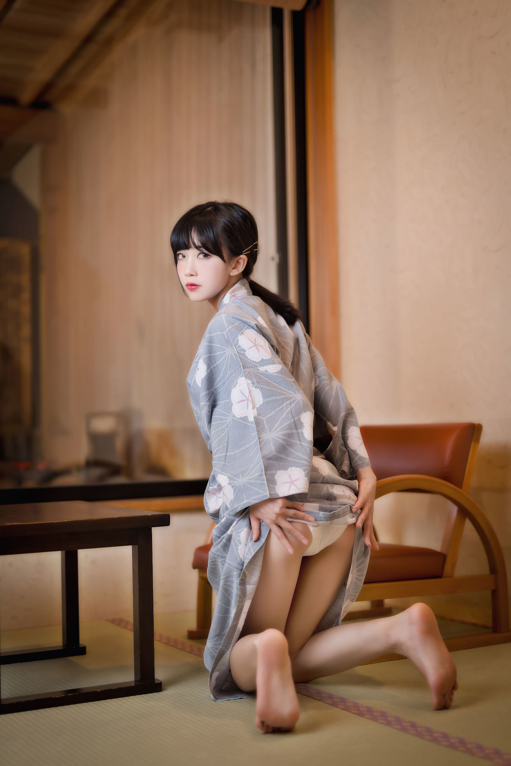 COS Phúc lợi] Blogger anime Shui Miao Aqua - Suối nước nóng và Kimono