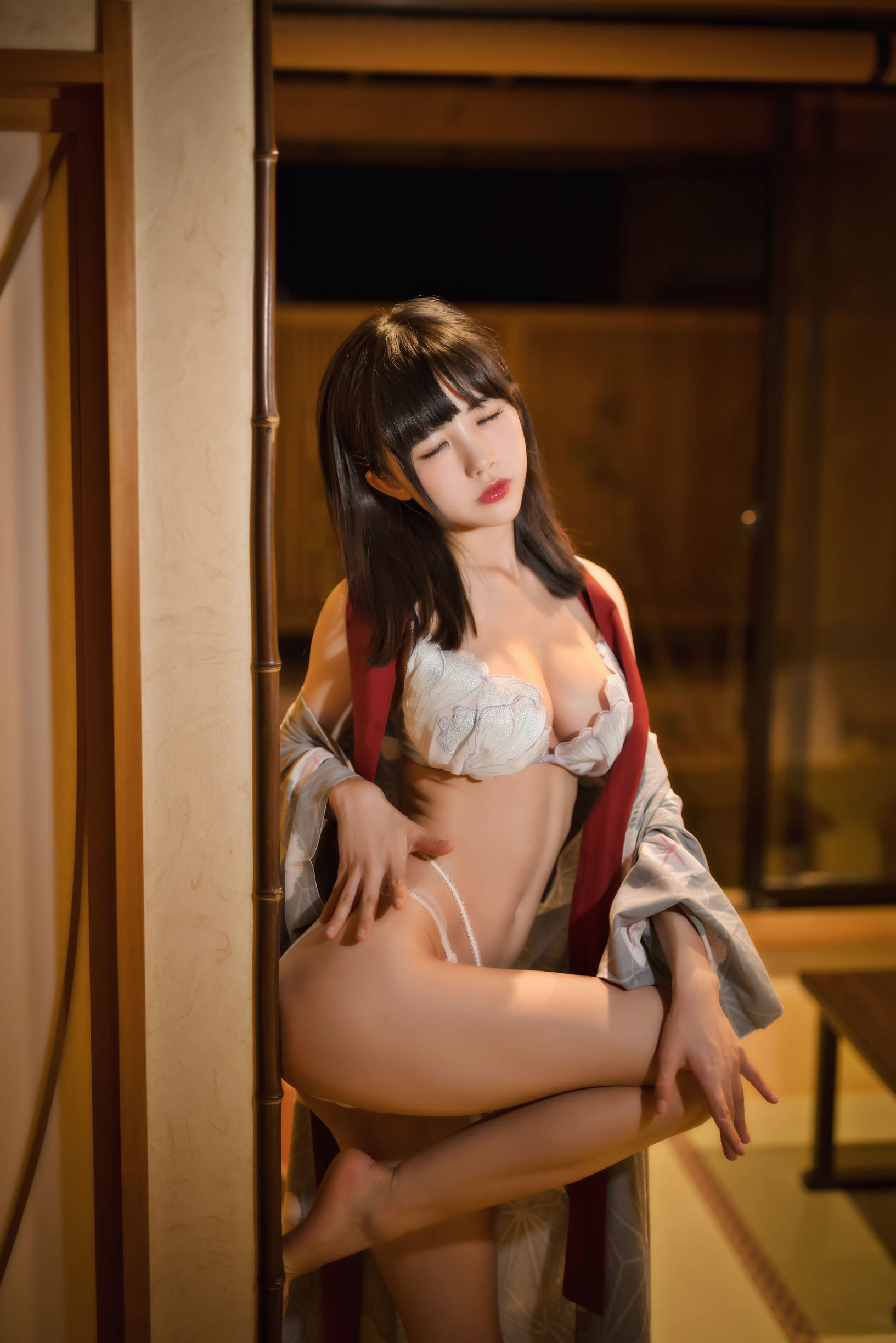 COS Phúc lợi] Blogger anime Shui Miao Aqua - Suối nước nóng và Kimono