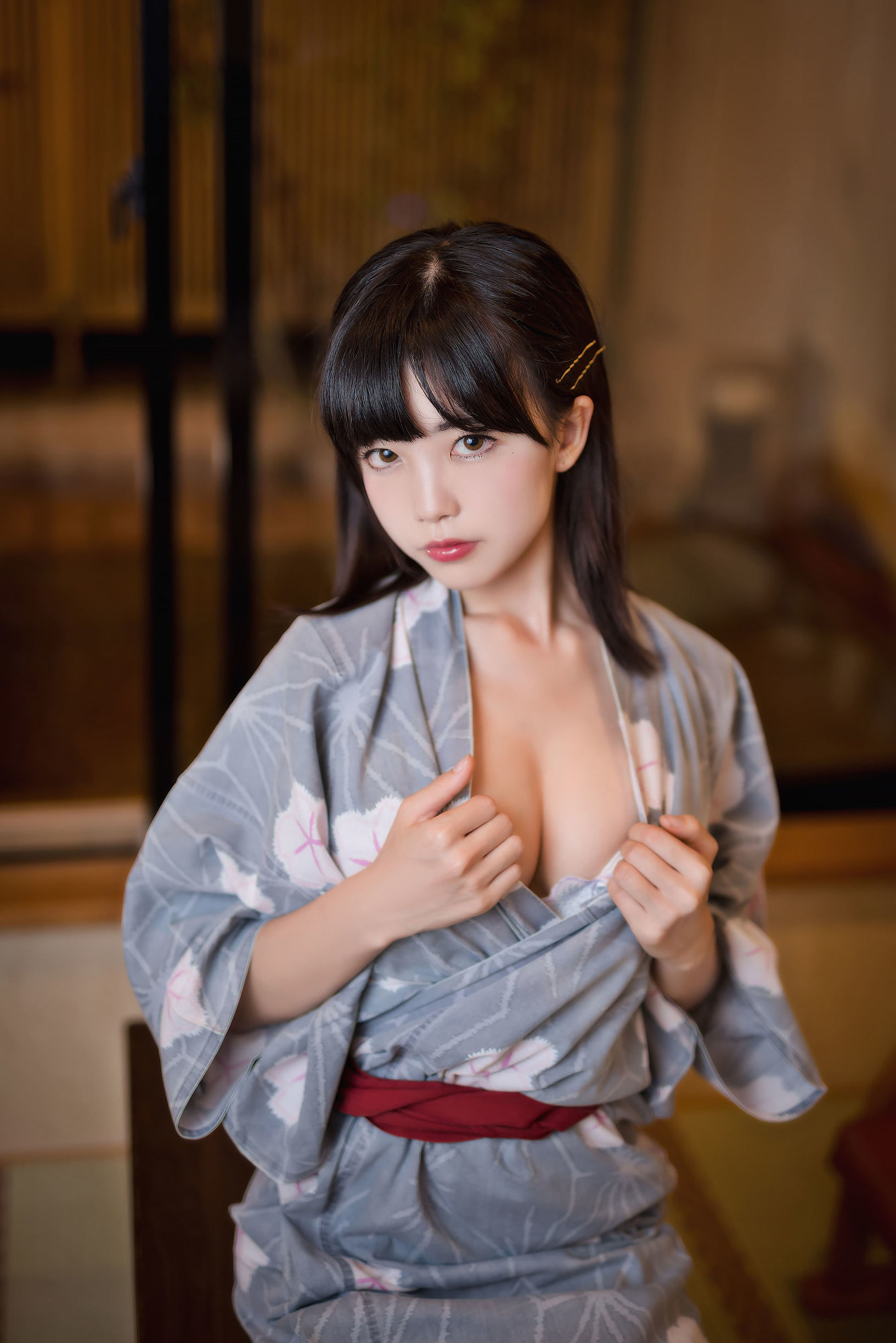 COS Phúc lợi] Blogger anime Shui Miao Aqua - Suối nước nóng và Kimono