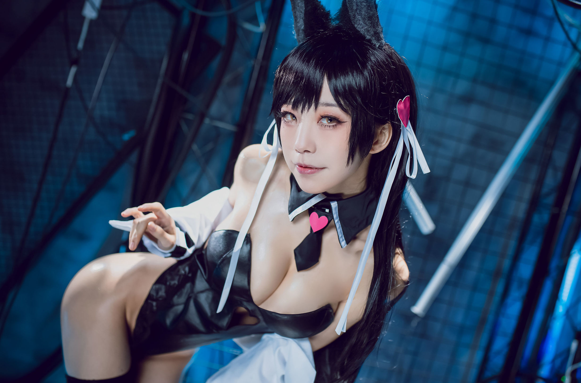 COS phúc lợi] Blogger anime Shui Miao Aqua - Azur Lane Ayanami Inu Đồng nhân xe máy