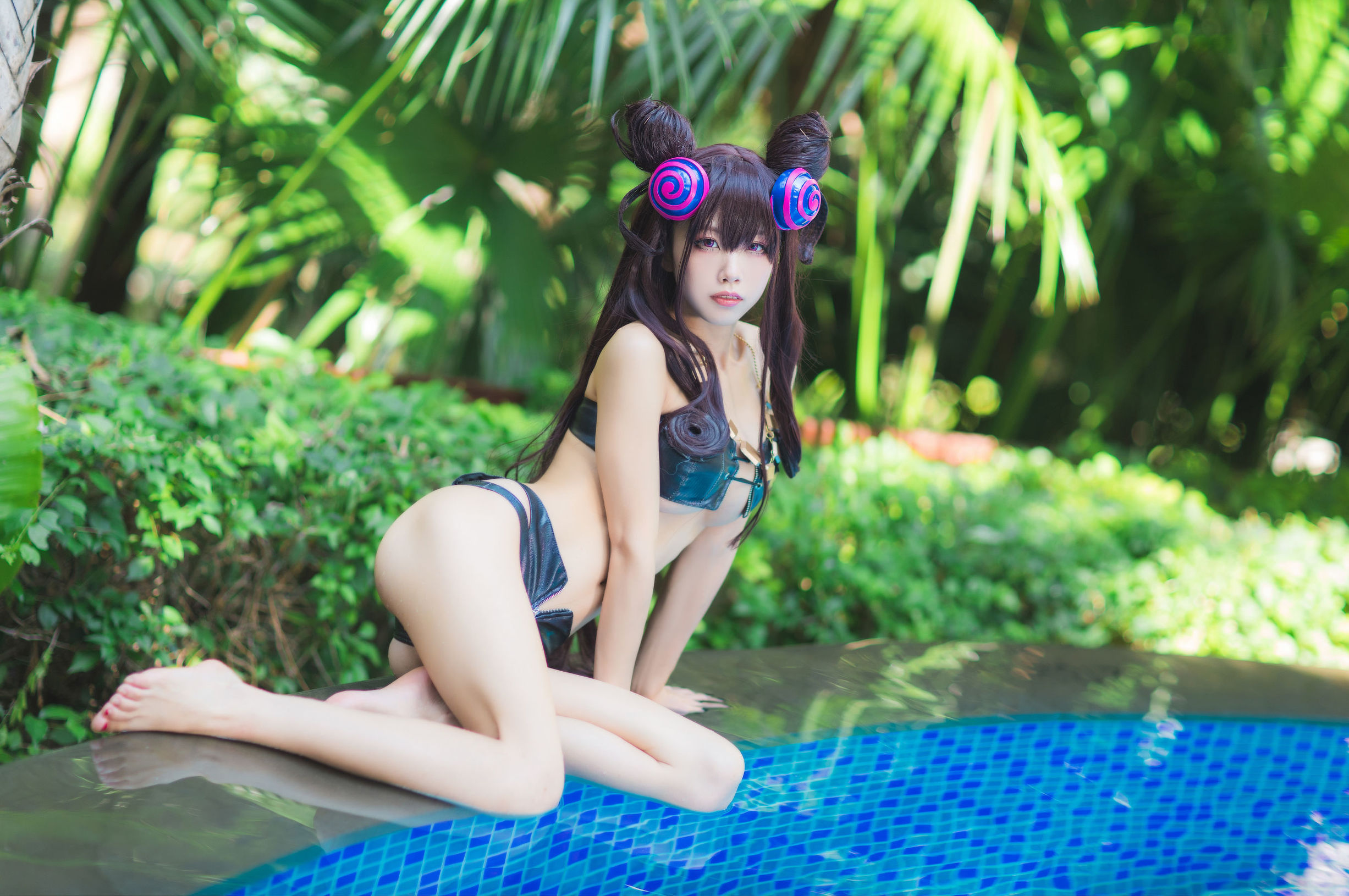 COSฟู๋ลี่] บล็อกเกอร์อนิเมะ สุ่ยเมี่ยวอากวา - มุราคิชิคิบุชุดว่ายน้ำVer