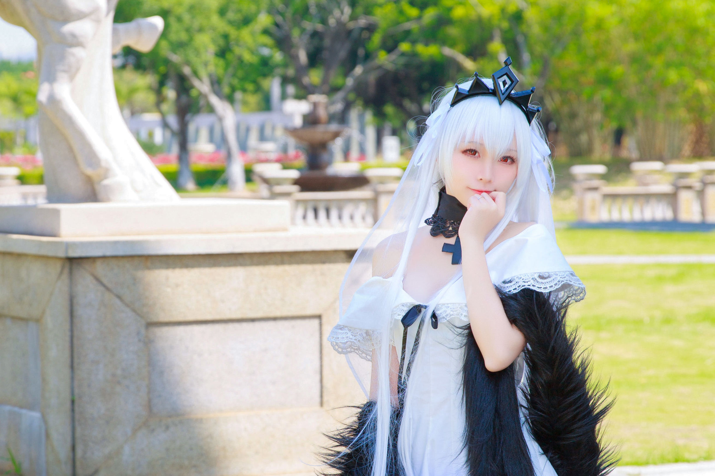 COS ฟูหลี่] บล็อกเกอร์แอนิเม G44 จะไม่ได้รับบาดเจ็บ - 98K ชุดเจ้าสาว เดอฮว่าง