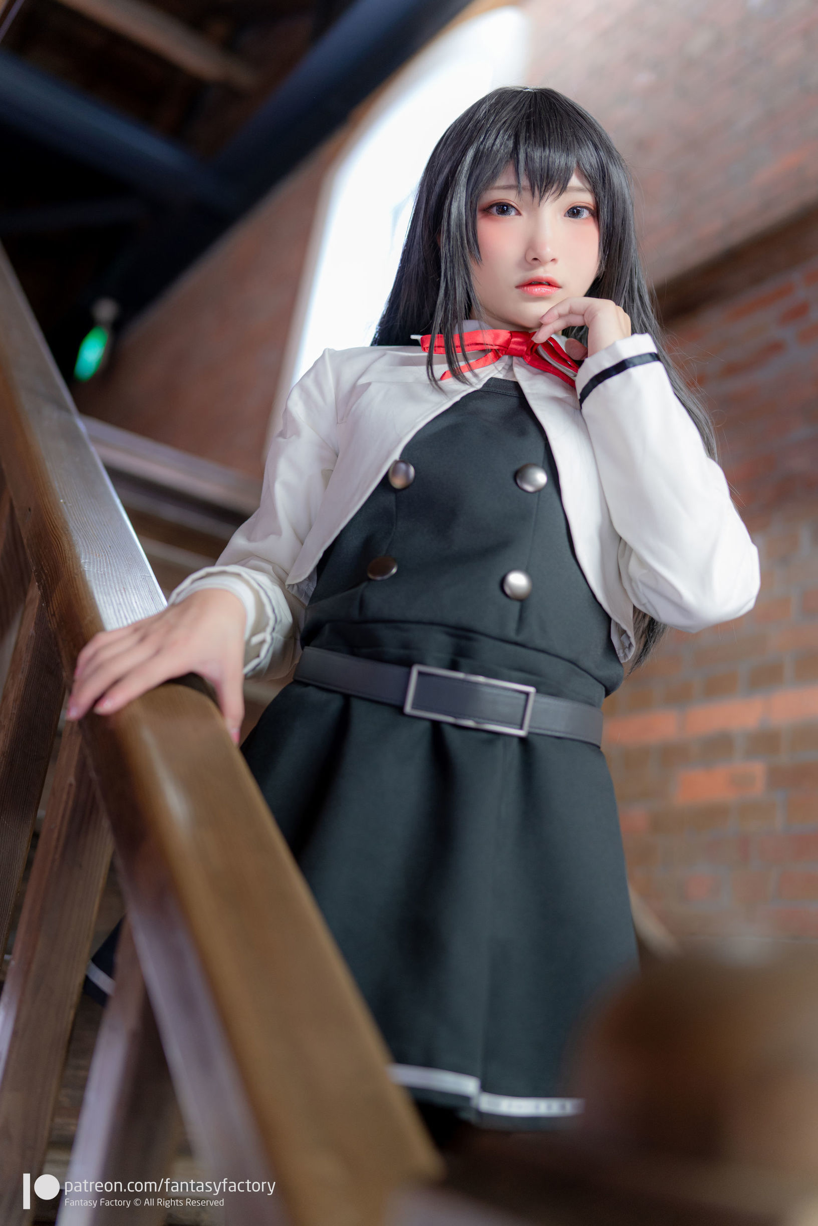 COS Phúc lợi] Tiểu Đinh Cosplay 2020.01 [Fantasy Factory] Vớ đen, Kimono JK