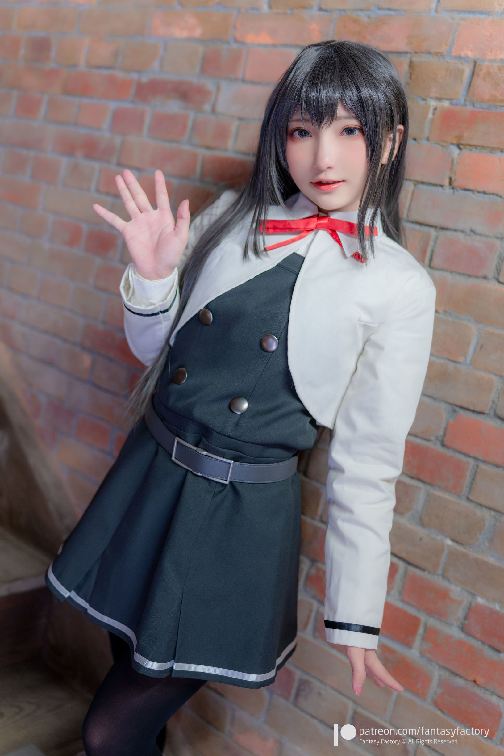 COS Phúc lợi] Tiểu Đinh Cosplay 2020.01 [Fantasy Factory] Vớ đen, Kimono JK