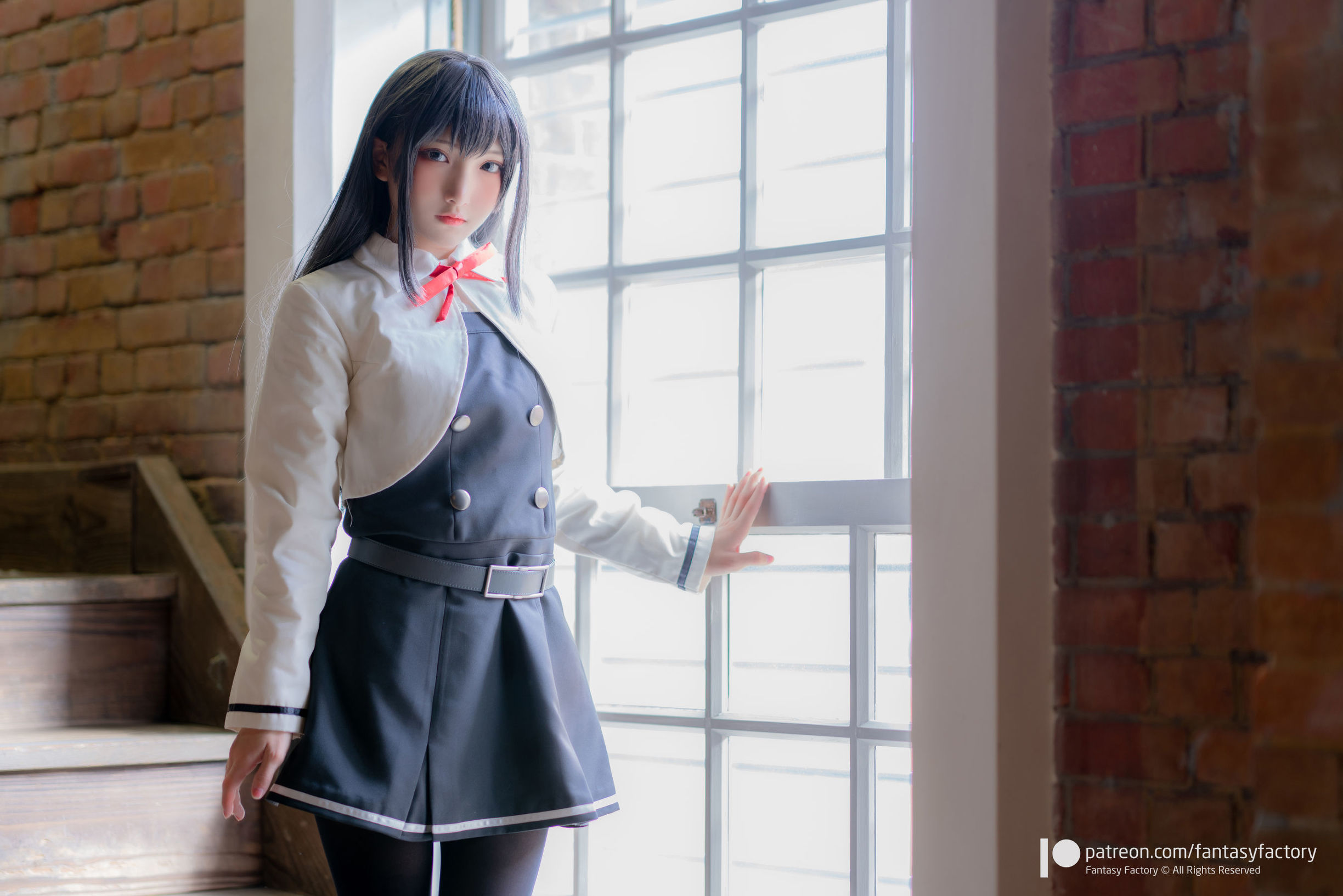 COS Phúc lợi] Tiểu Đinh Cosplay 2020.01 [Fantasy Factory] Vớ đen, Kimono JK