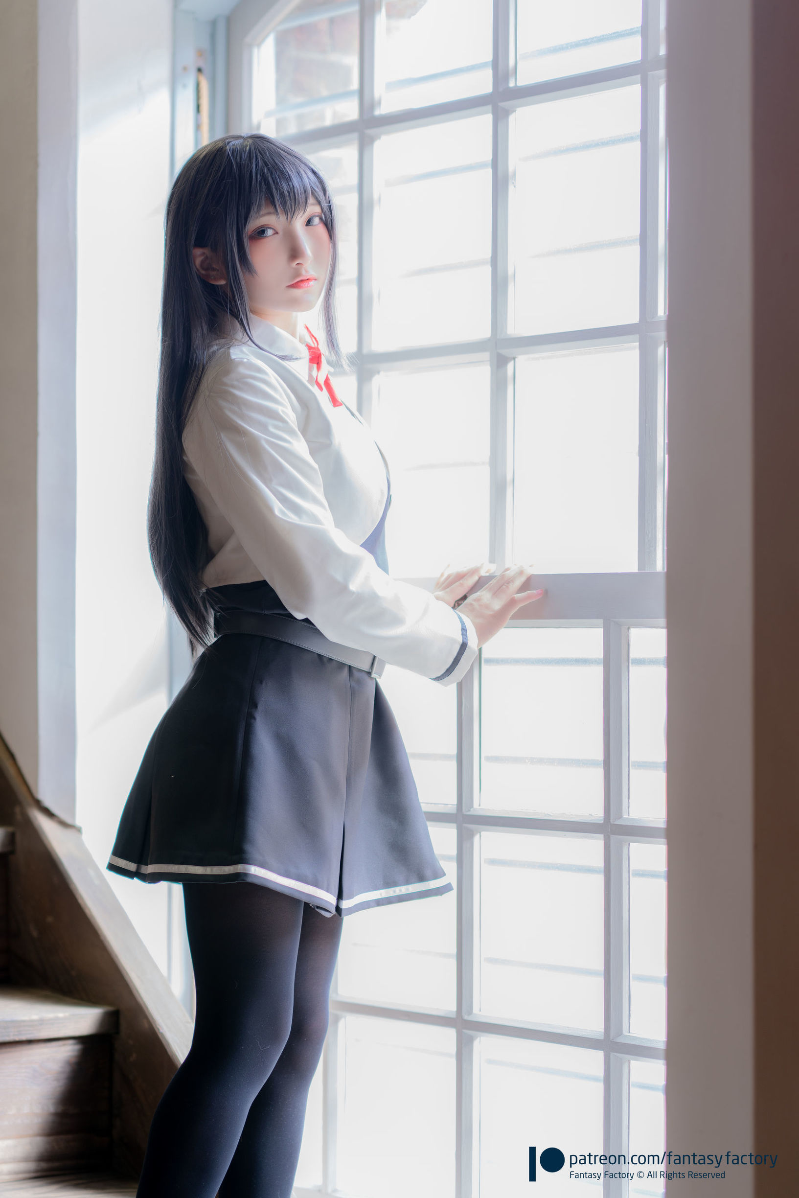 COS Phúc lợi] Tiểu Đinh Cosplay 2020.01 [Fantasy Factory] Vớ đen, Kimono JK
