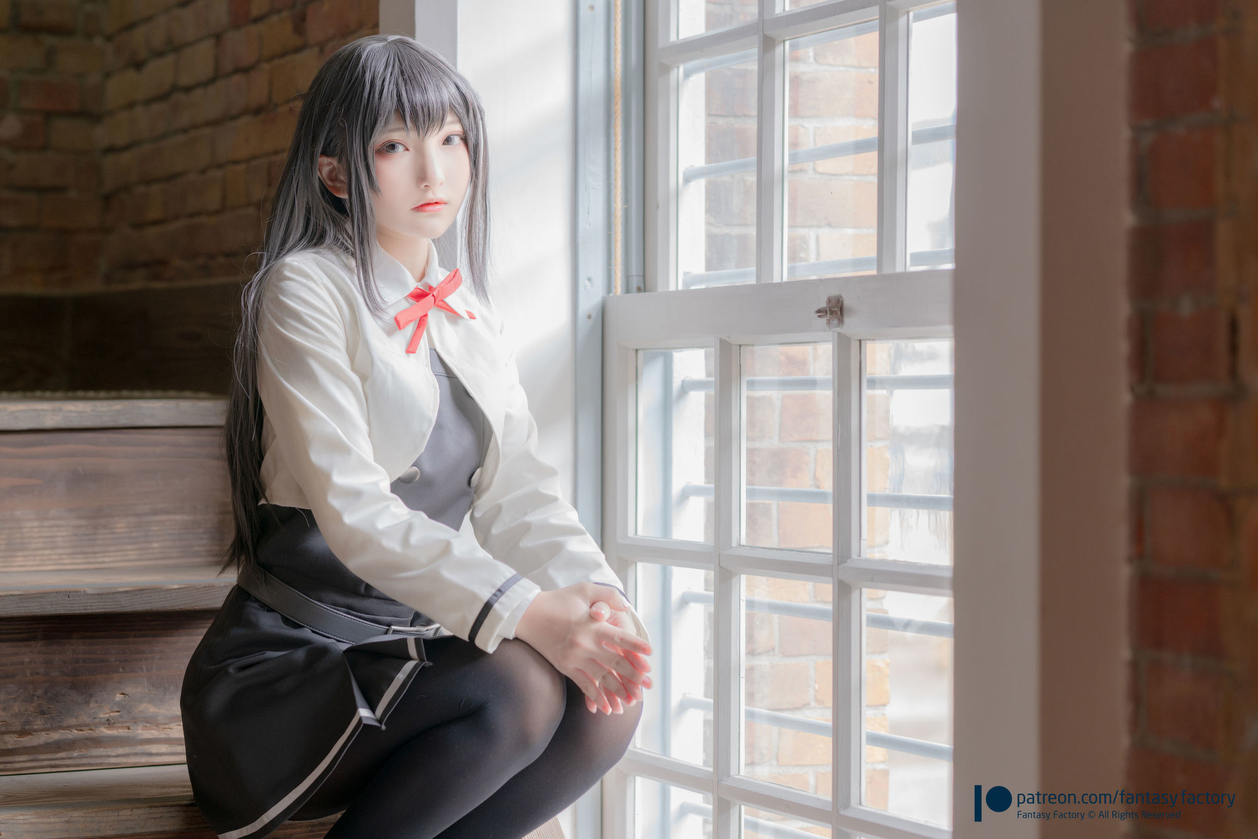 COS Phúc lợi] Tiểu Đinh Cosplay 2020.01 [Fantasy Factory] Vớ đen, Kimono JK