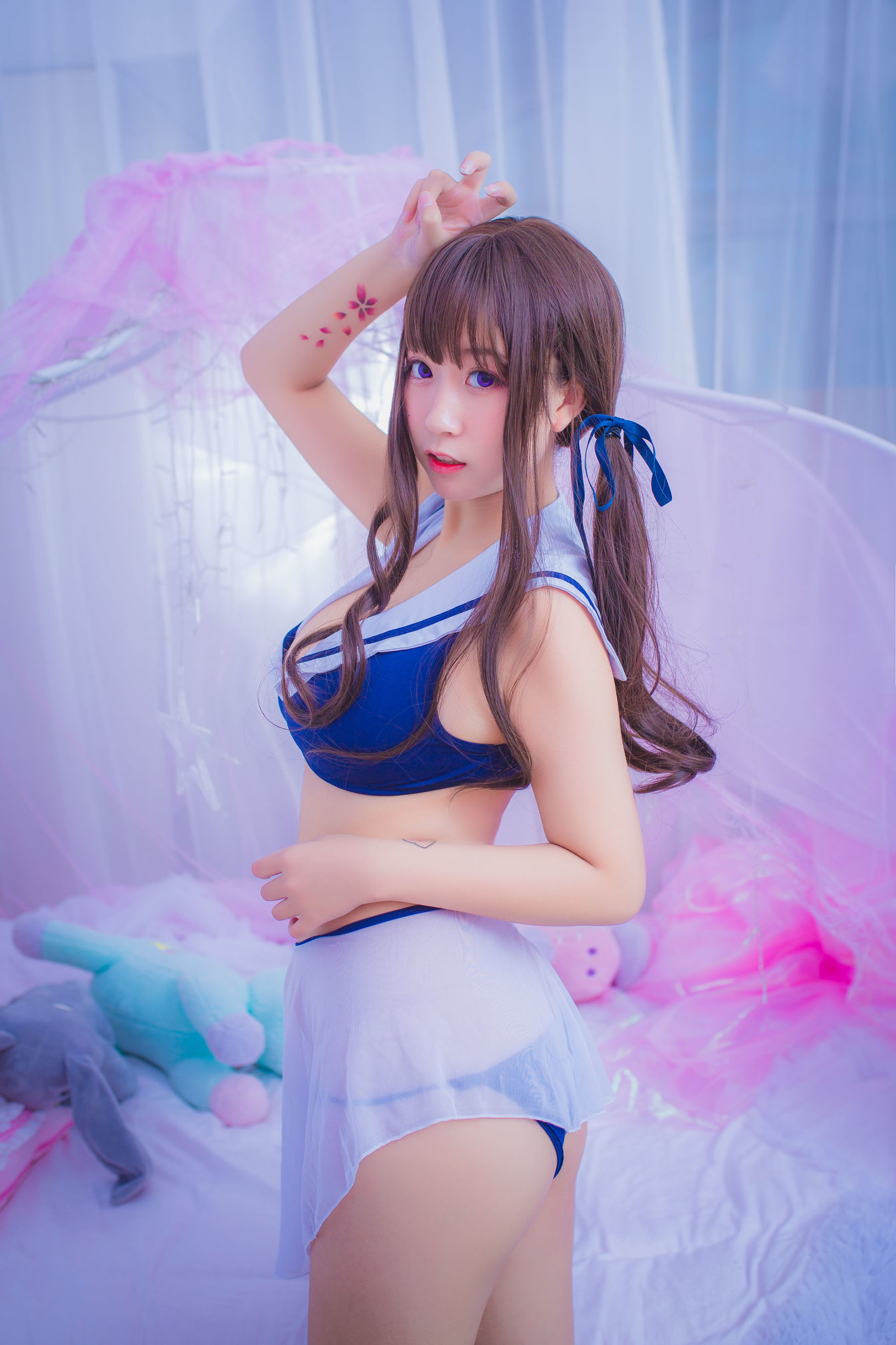 Cosplay Welfare] Giant Breasts Cat Nine Chan Sakura - Little Cutie