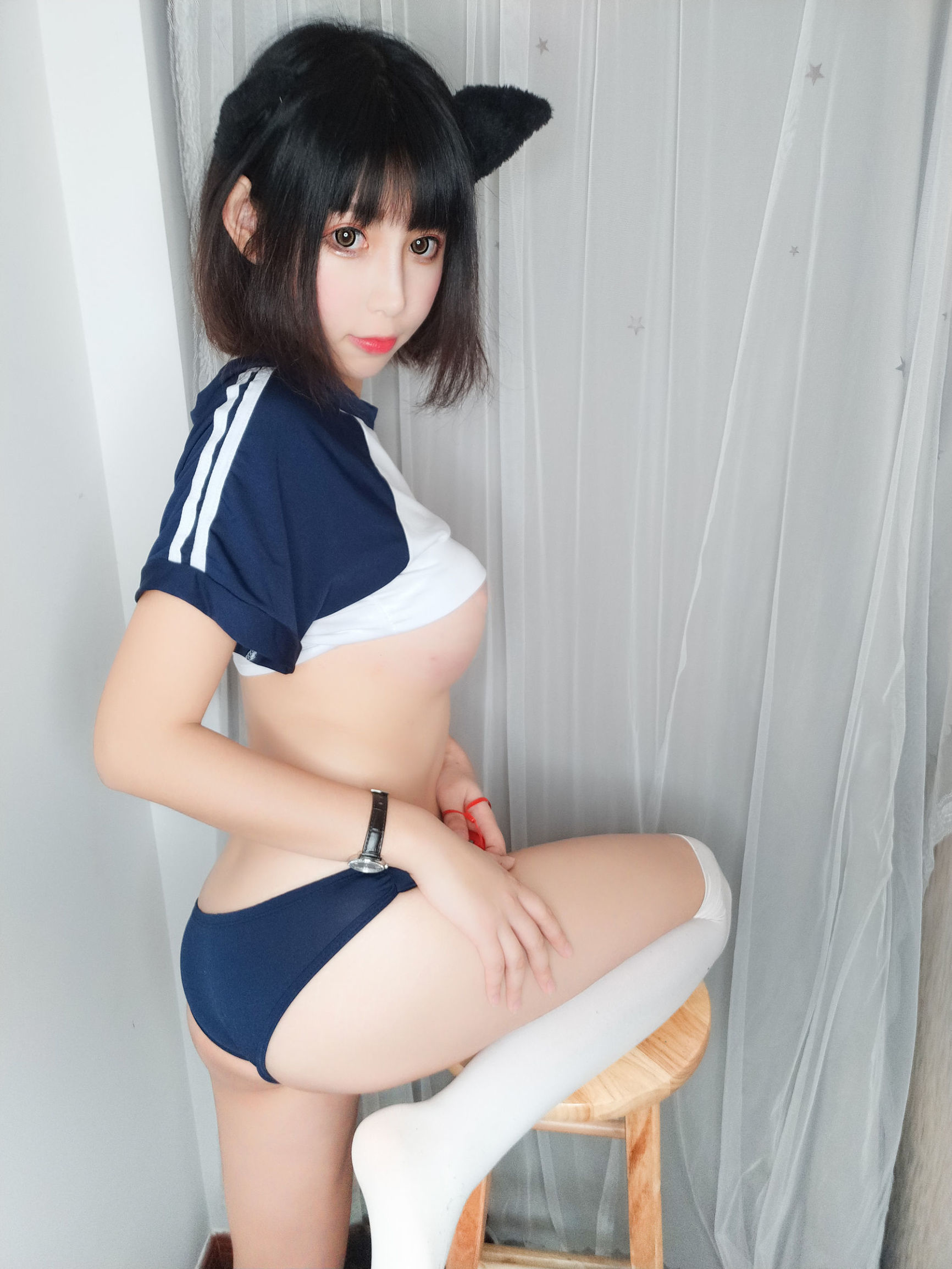 COS Phúc lợi] Cô gái Weibo Xiao Su Jiang - Trang phục thể thao