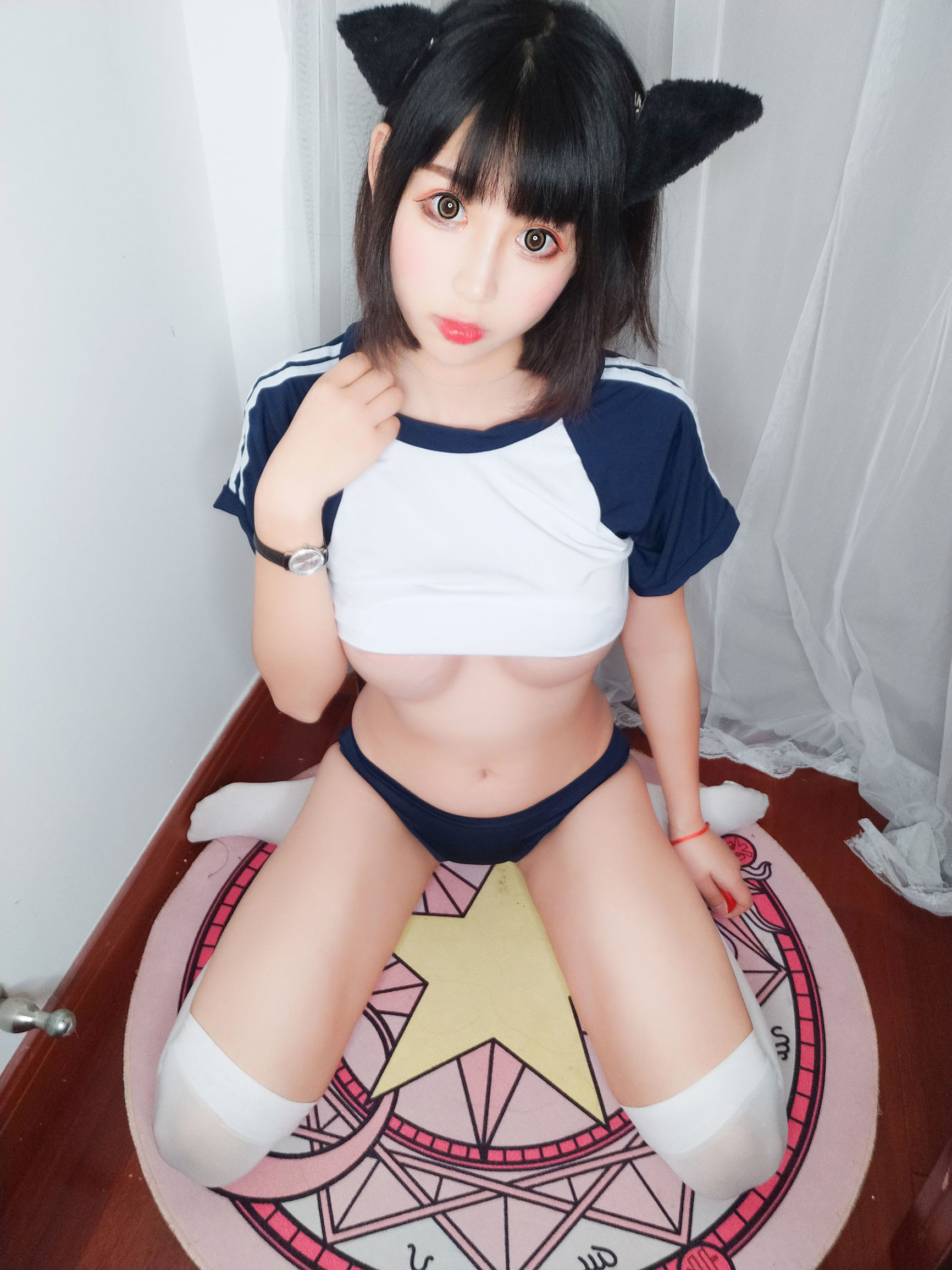 COS Phúc lợi] Cô gái Weibo Xiao Su Jiang - Trang phục thể thao