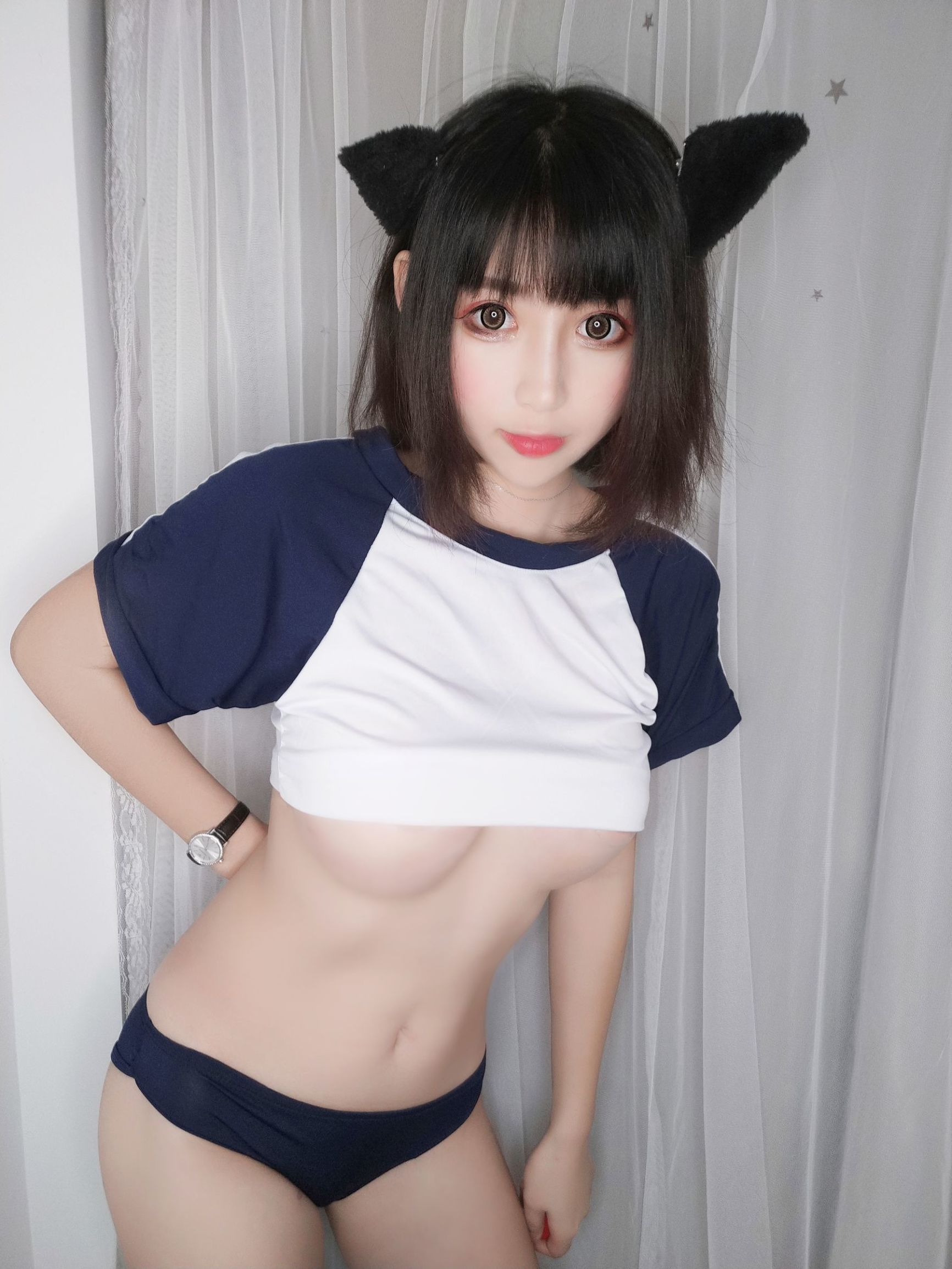 COS Phúc lợi] Cô gái Weibo Xiao Su Jiang - Trang phục thể thao