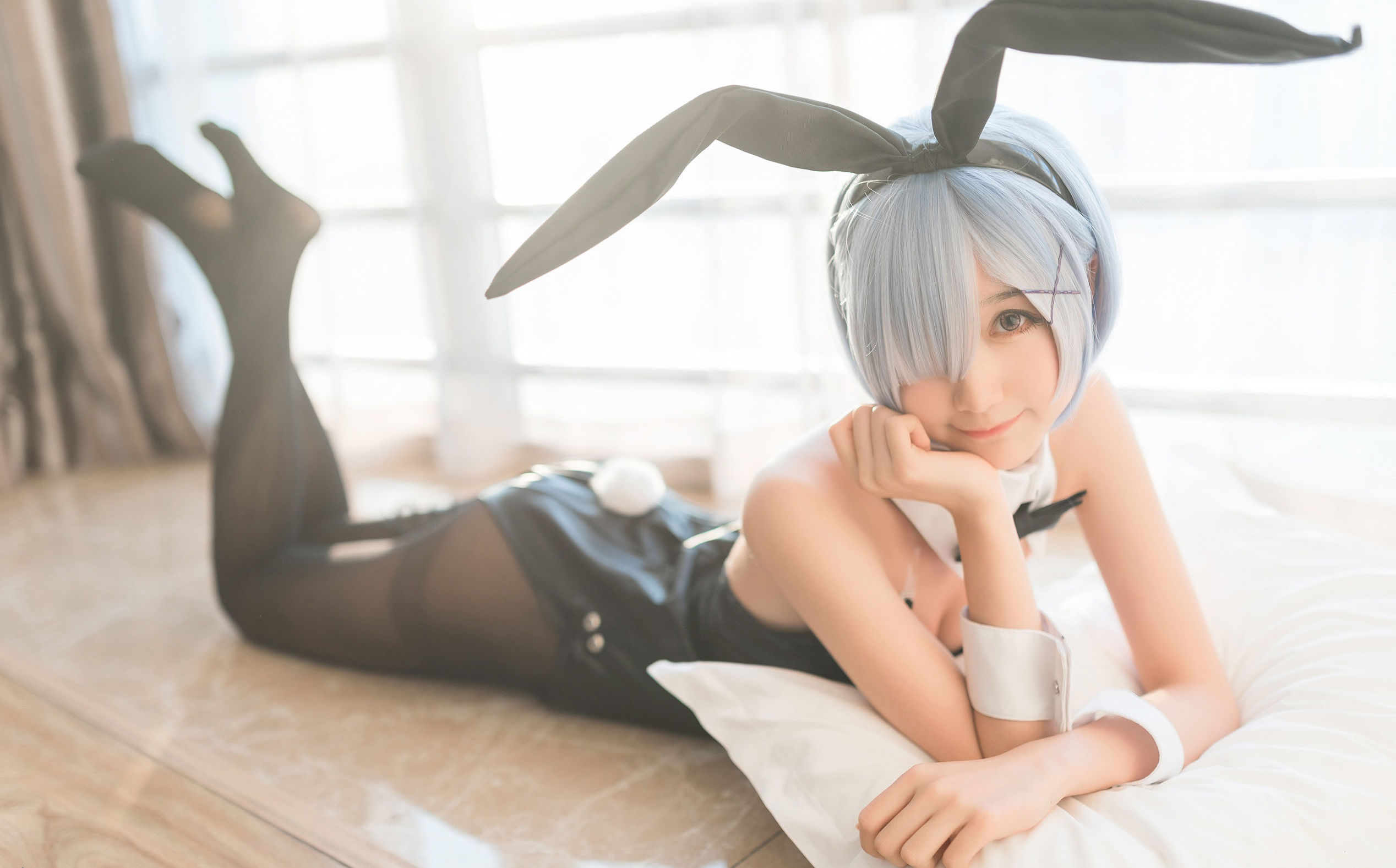 COSฟูไล] สไตล์โมเอะ สาวน้อยมู่หมี่หมี่OwO - เรมบันนี่เกิร์ล