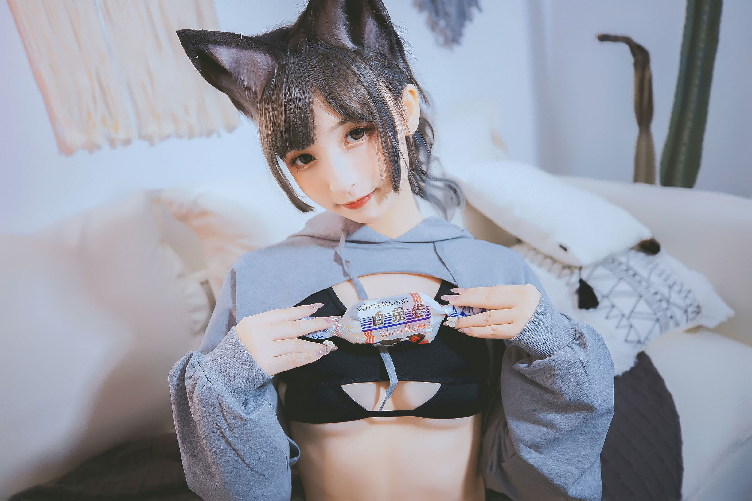 COS Phúc Lợi]  belle ta Kagura Board: Tai Nguy Hiểm của Manh Dong - Cô Gái Sói & Cô Gái Thỏ