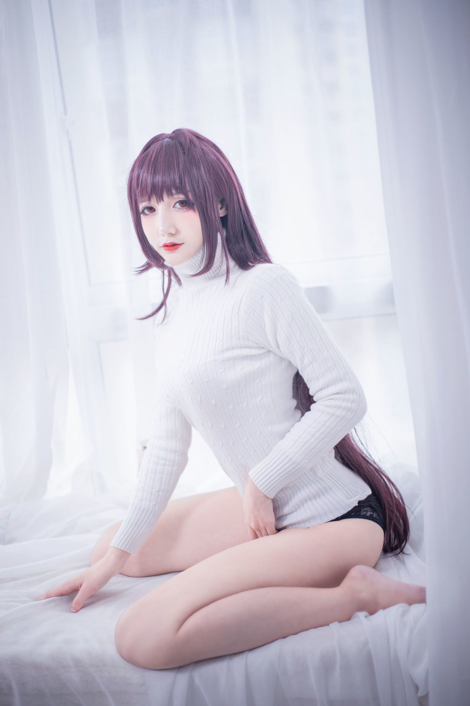 COS 혜택] COS 소녀 선구 Airi - 스카하 스웨터