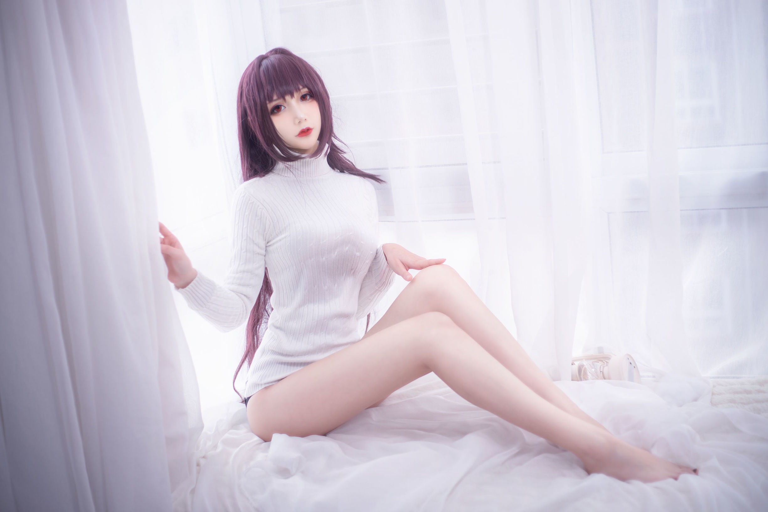 COS 혜택] COS 소녀 선구 Airi - 스카하 스웨터