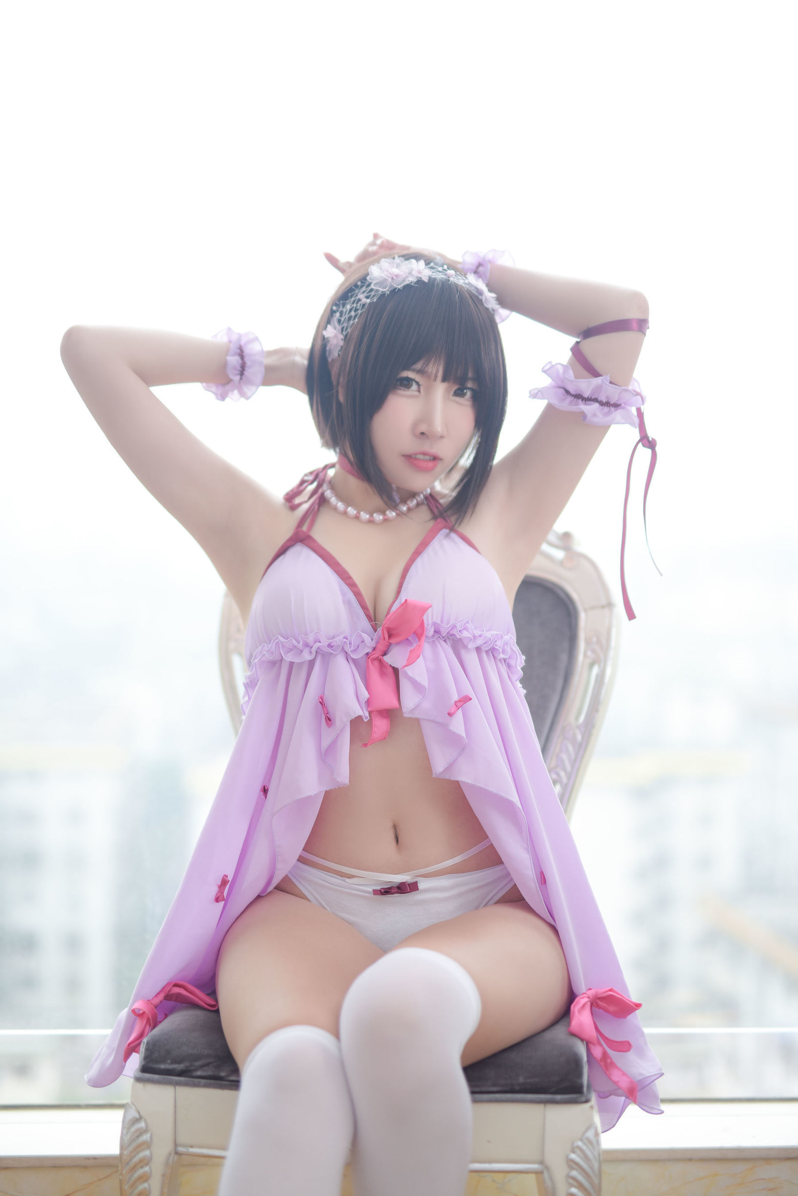 Coser Phổ Biến Erza Nisa và Kato Megumi Hợp Tập