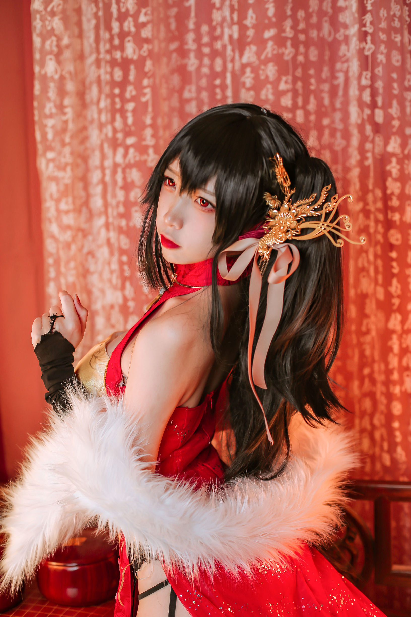 Popular Coser Er Zuo Nisa Azur Lane Dafeng Qipao