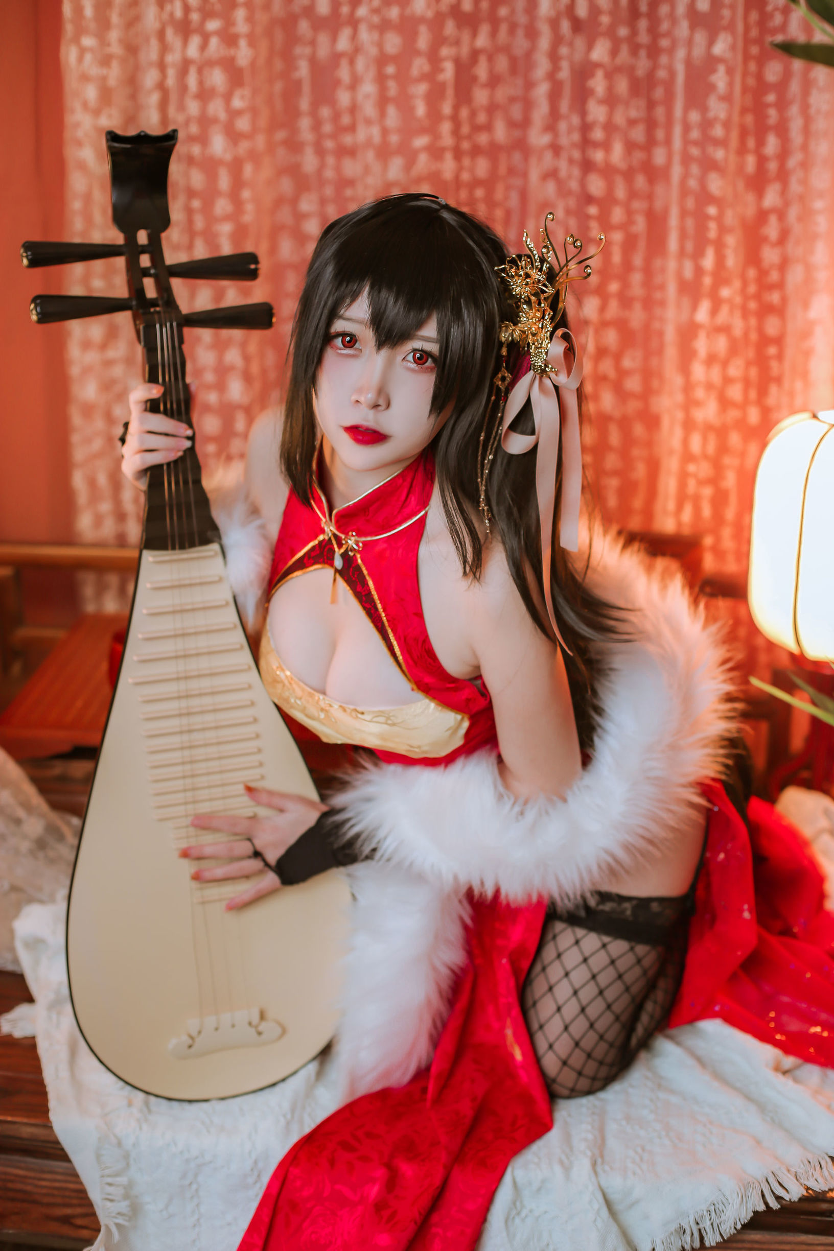 Popular Coser Er Zuo Nisa Azur Lane Dafeng Qipao