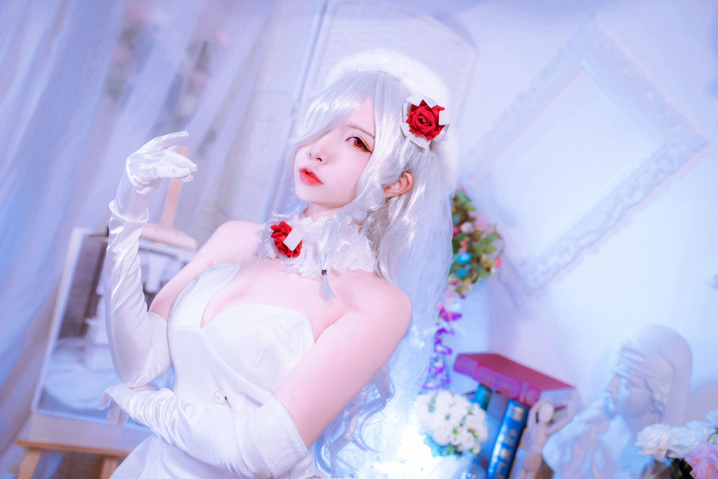 人気のコスプレイヤー ニサ 花嫁