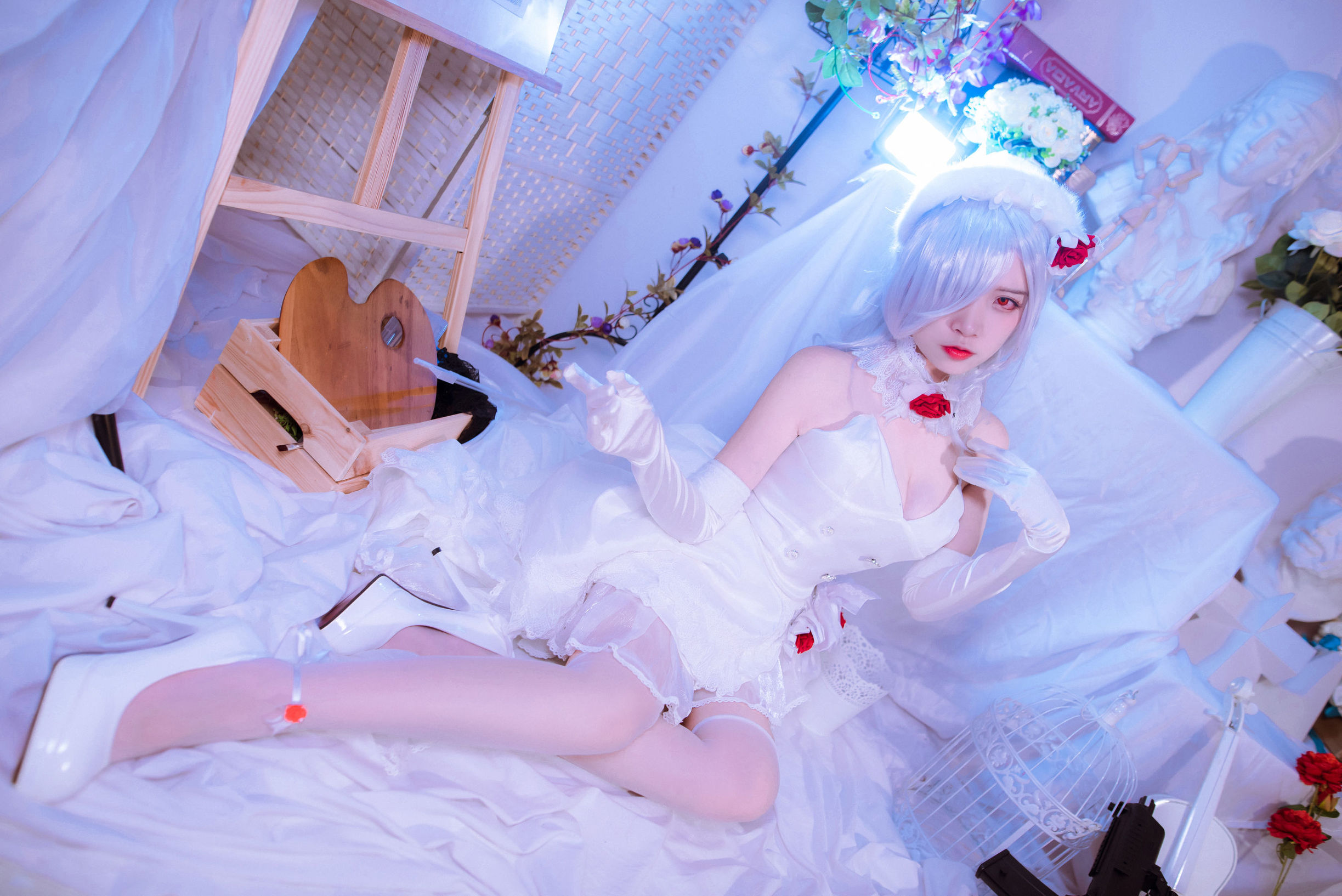 人気のコスプレイヤー ニサ 花嫁