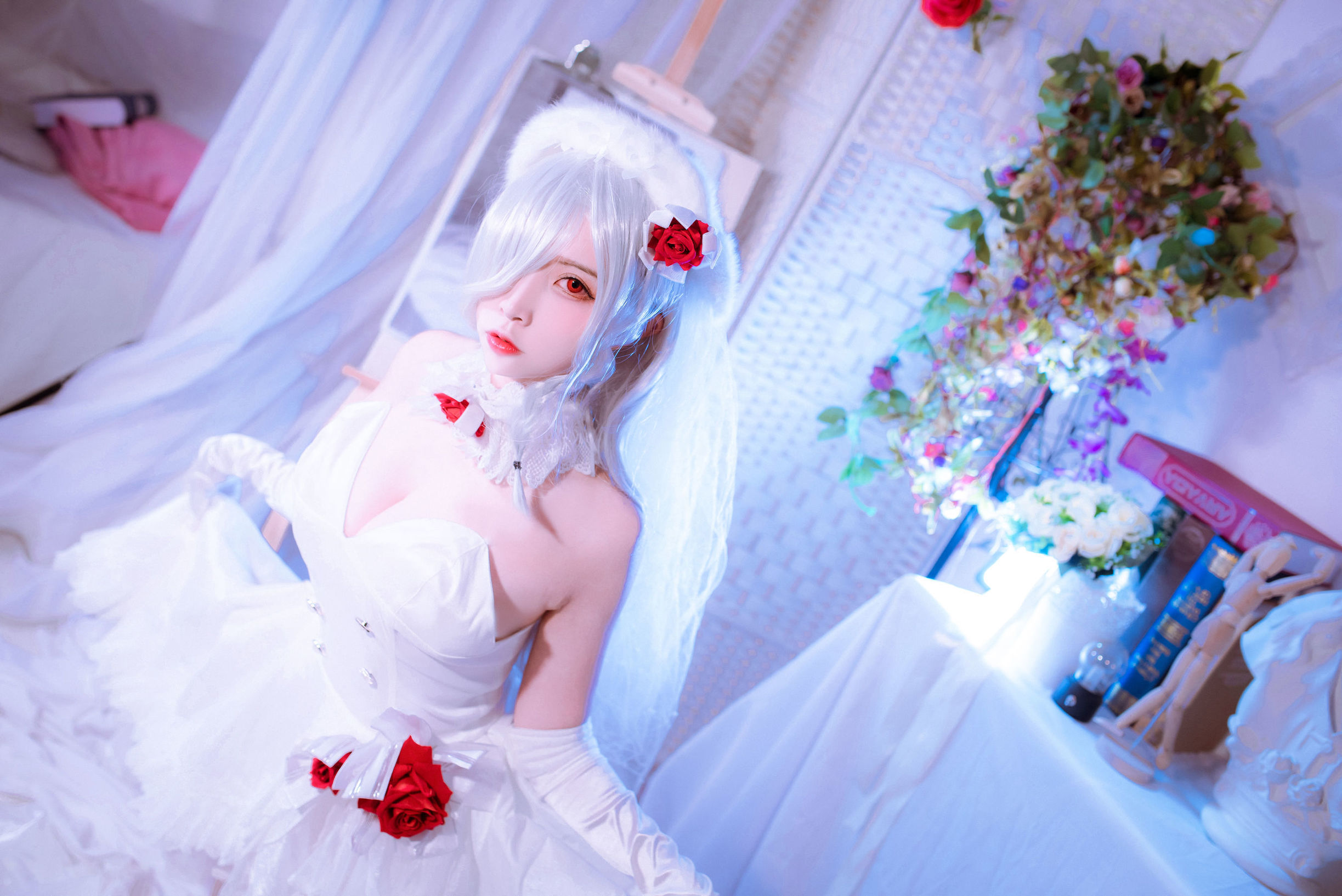 人気のコスプレイヤー ニサ 花嫁