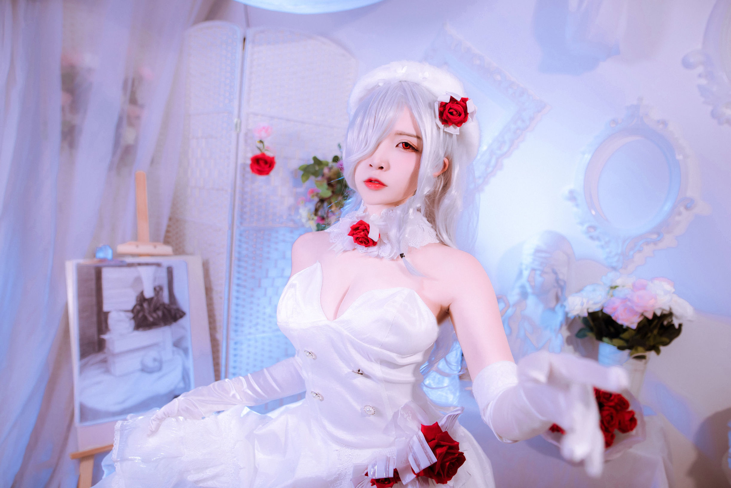 人気のコスプレイヤー ニサ 花嫁