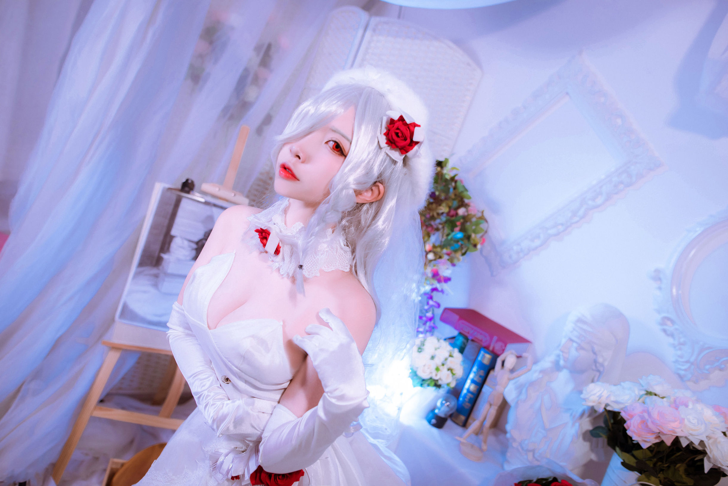 人気のコスプレイヤー ニサ 花嫁