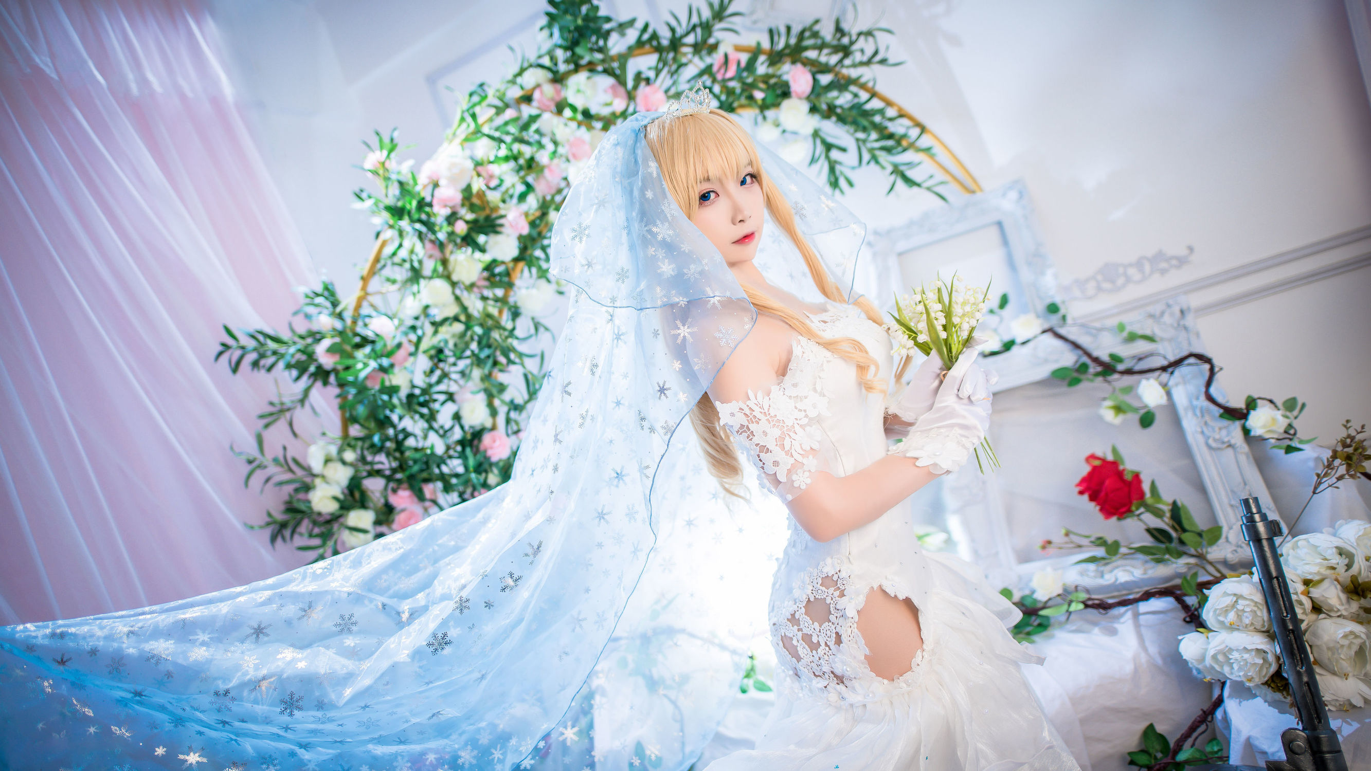 人気のコスプレイヤー ニサ 花嫁