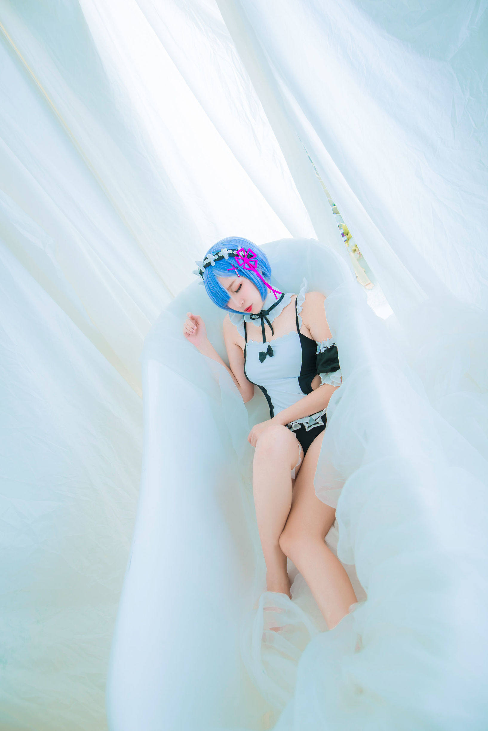 人気のコスプレイヤー エルザ ニサ レム 水着