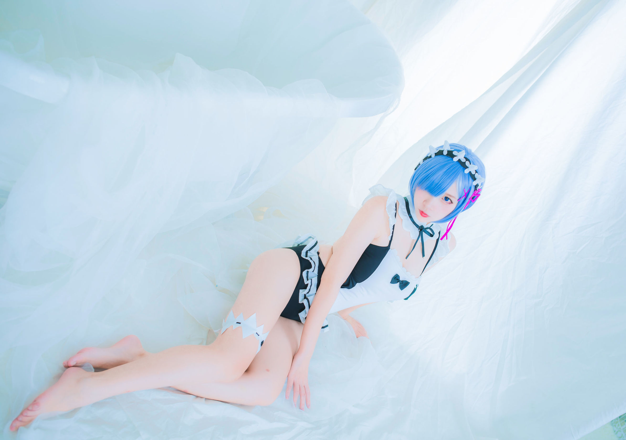 人気のコスプレイヤー エルザ ニサ レム 水着