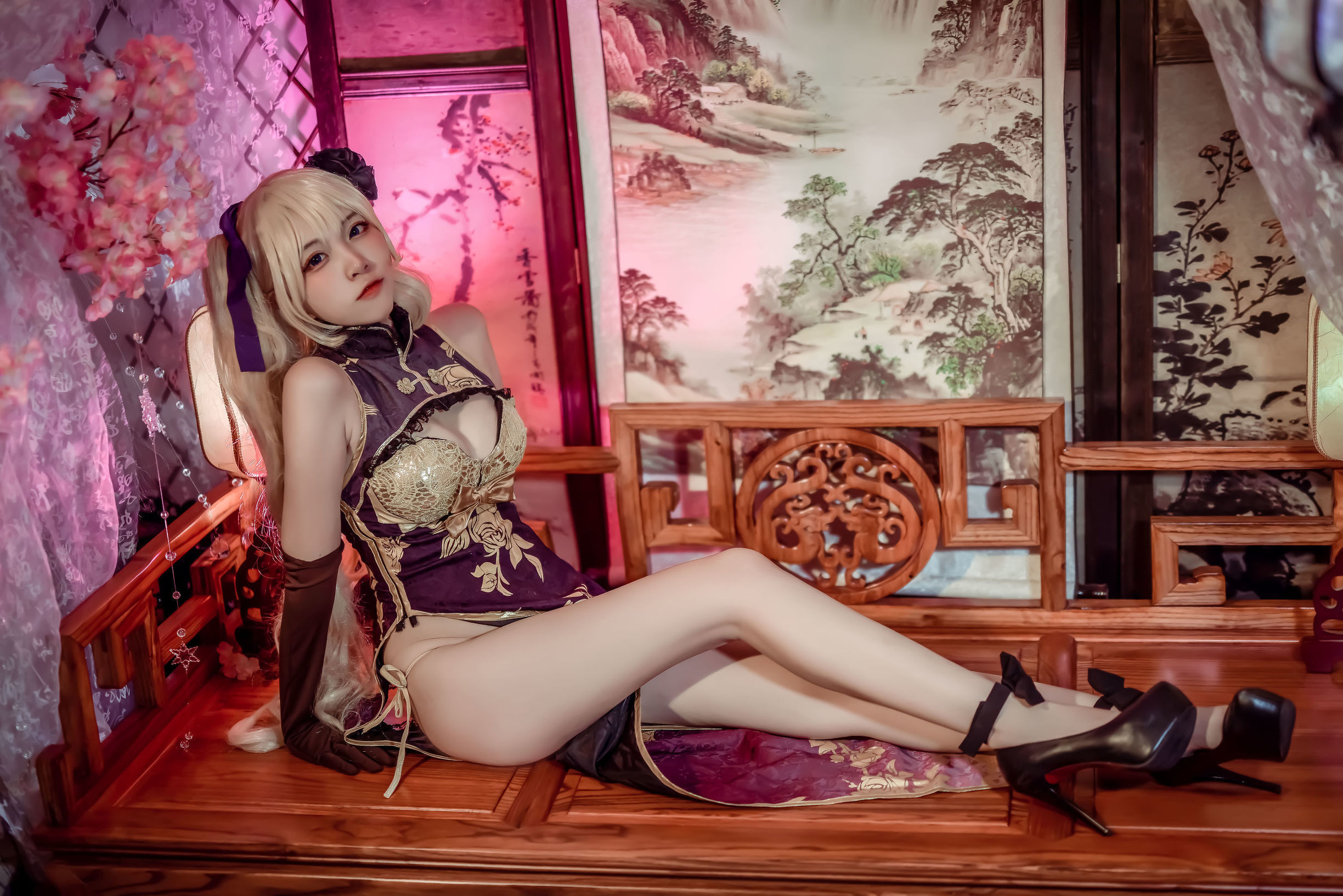 人气Coser二佐Nisa 金莲