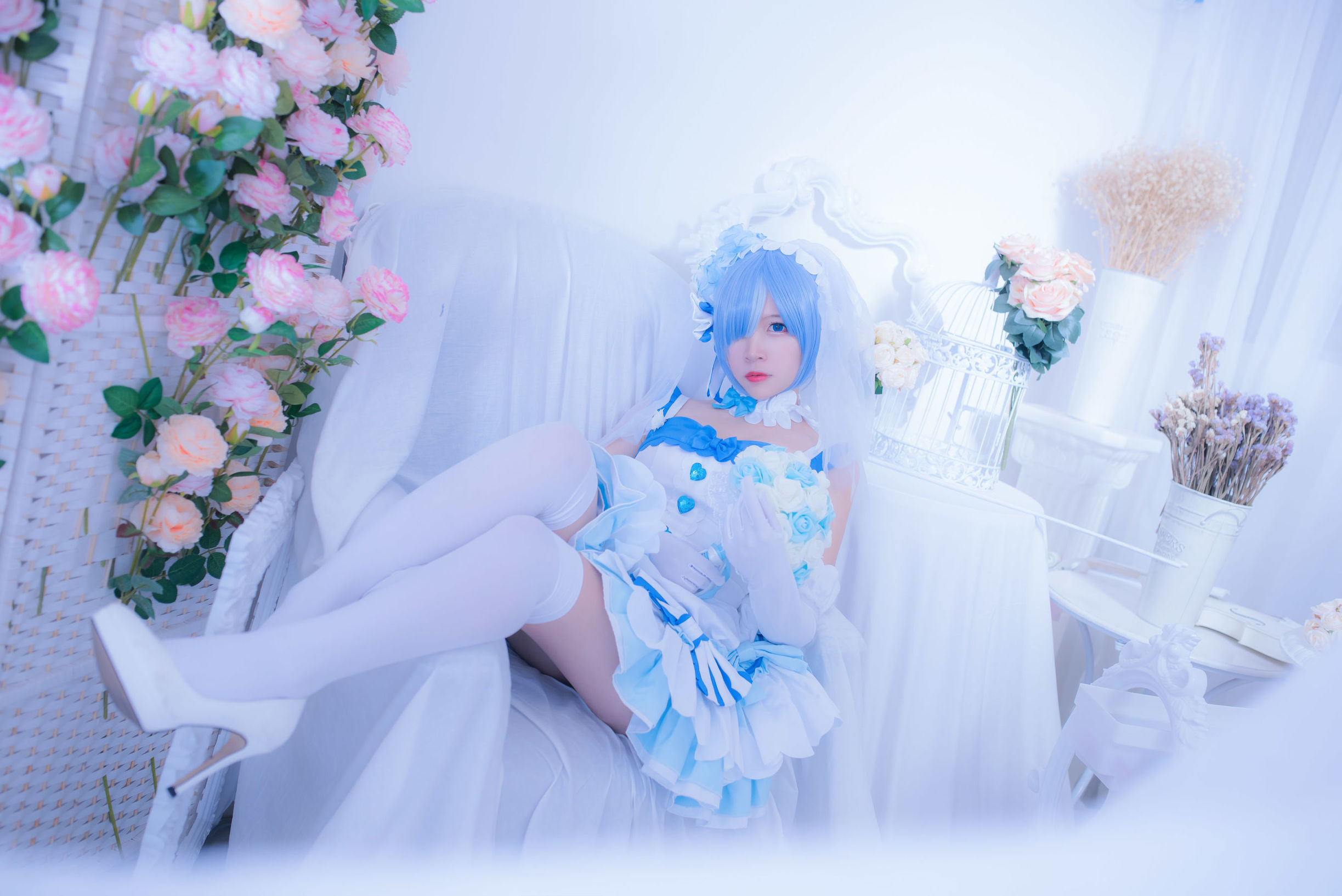 人気のコスプレイヤー エルザ・ニサ の レム花嫁