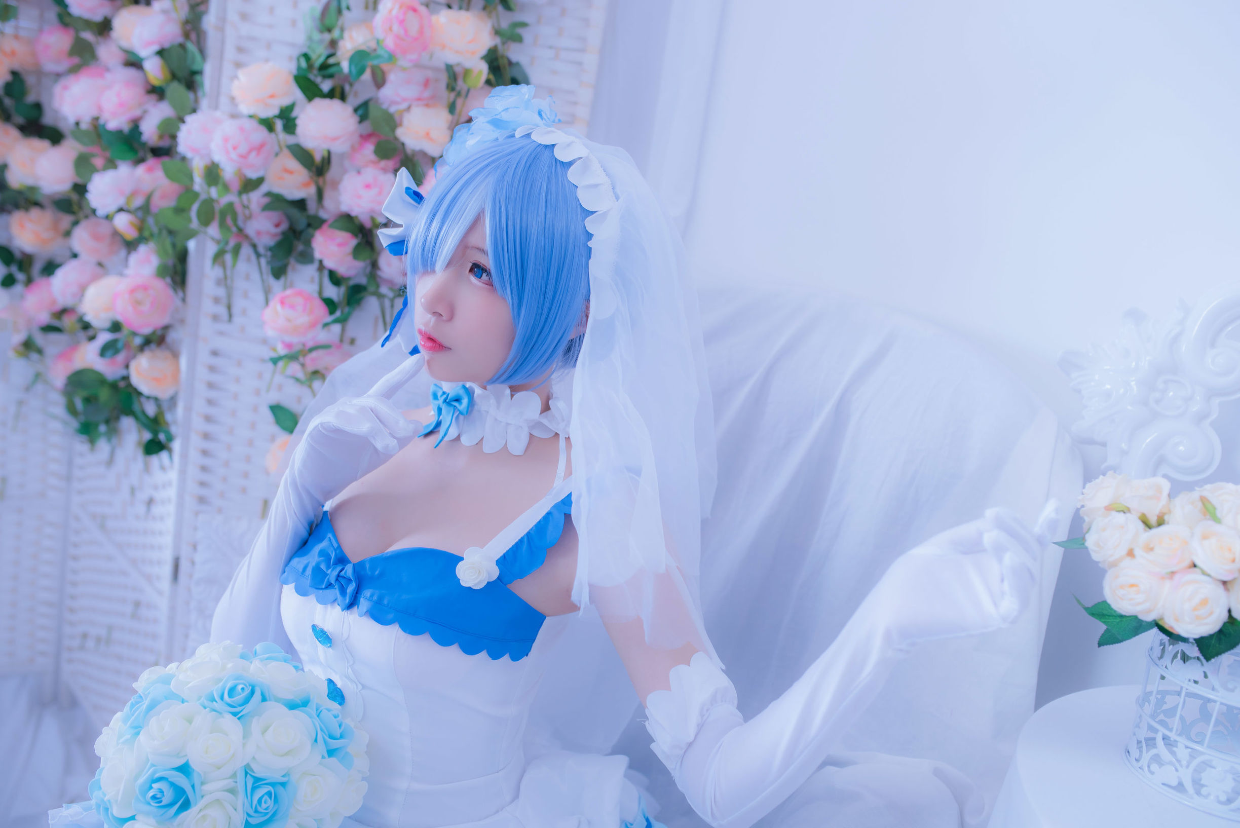 人気のコスプレイヤー エルザ・ニサ の レム花嫁