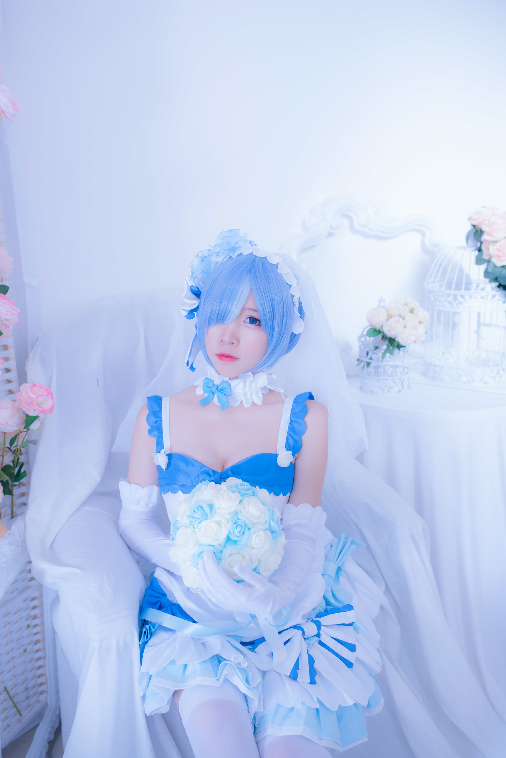 人気のコスプレイヤー エルザ・ニサ の レム花嫁