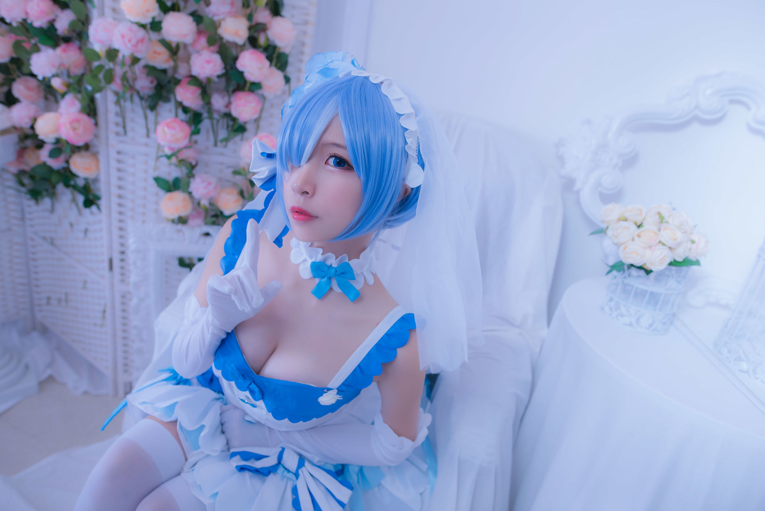 人気のコスプレイヤー エルザ・ニサ の レム花嫁