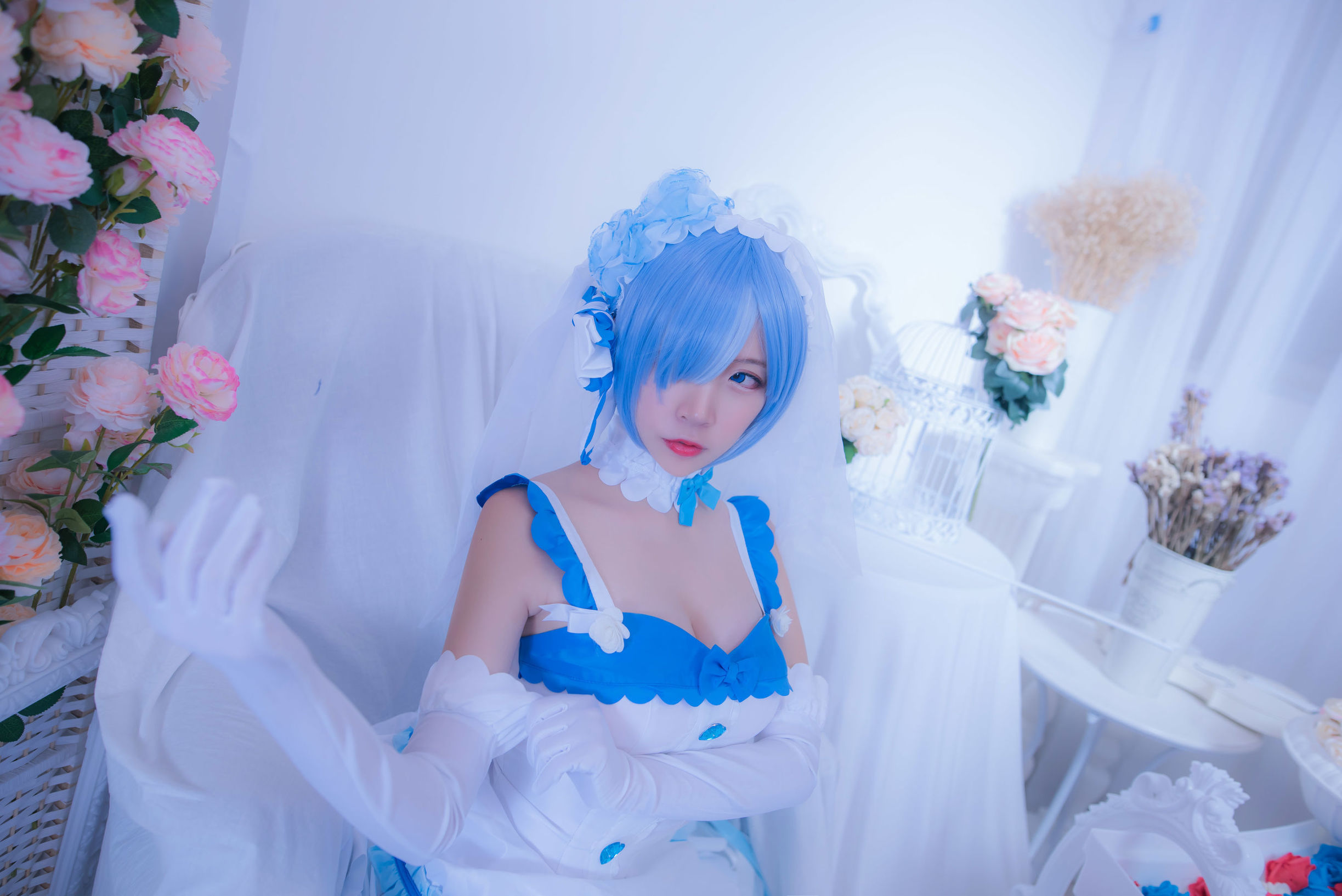 人気のコスプレイヤー エルザ・ニサ の レム花嫁