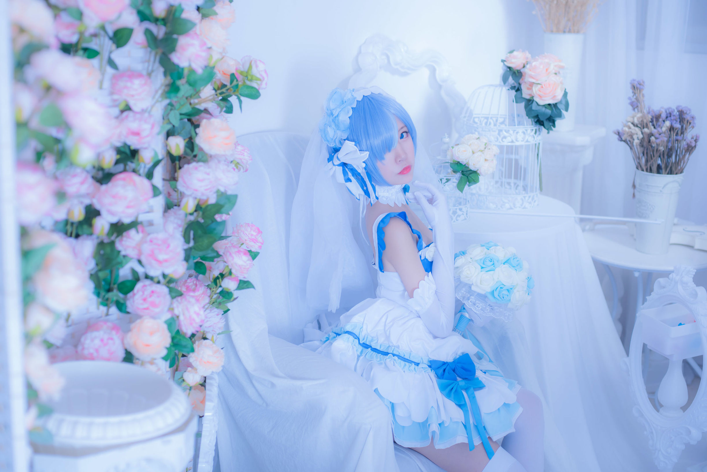 人気のコスプレイヤー エルザ・ニサ の レム花嫁