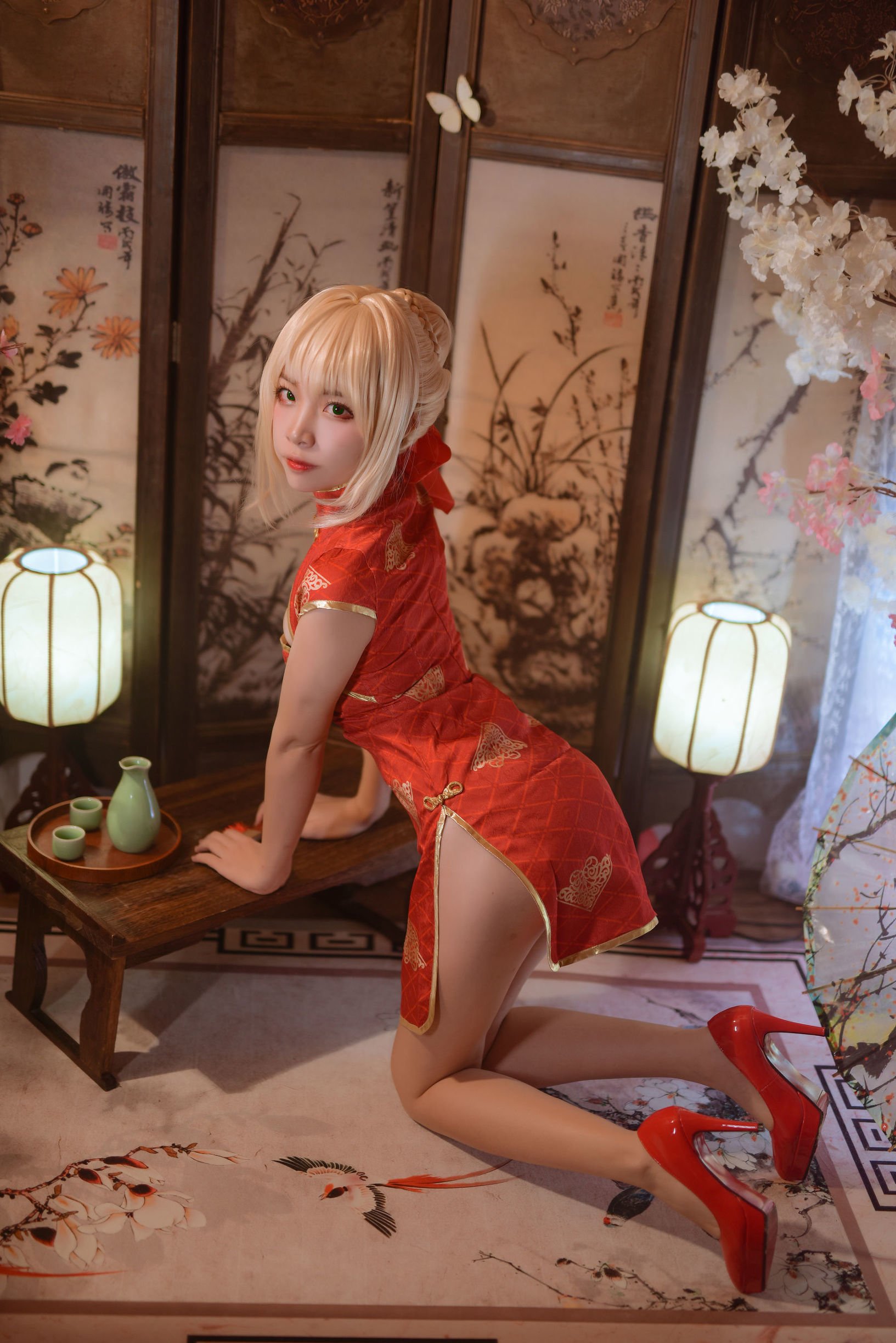 Coser nổi tiếng Erza Nisa Fate Nero kì bào