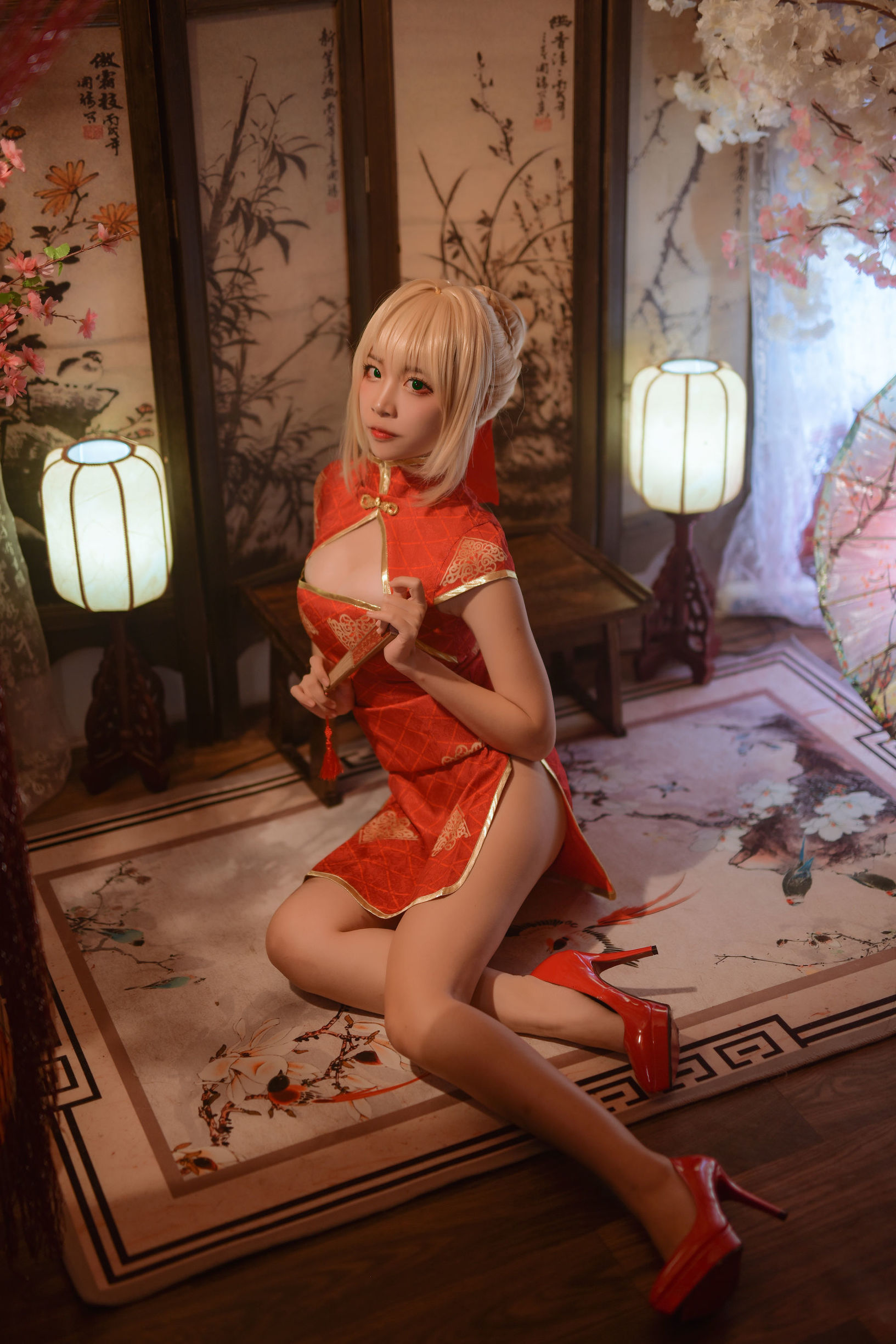 Coser nổi tiếng Erza Nisa Fate Nero kì bào